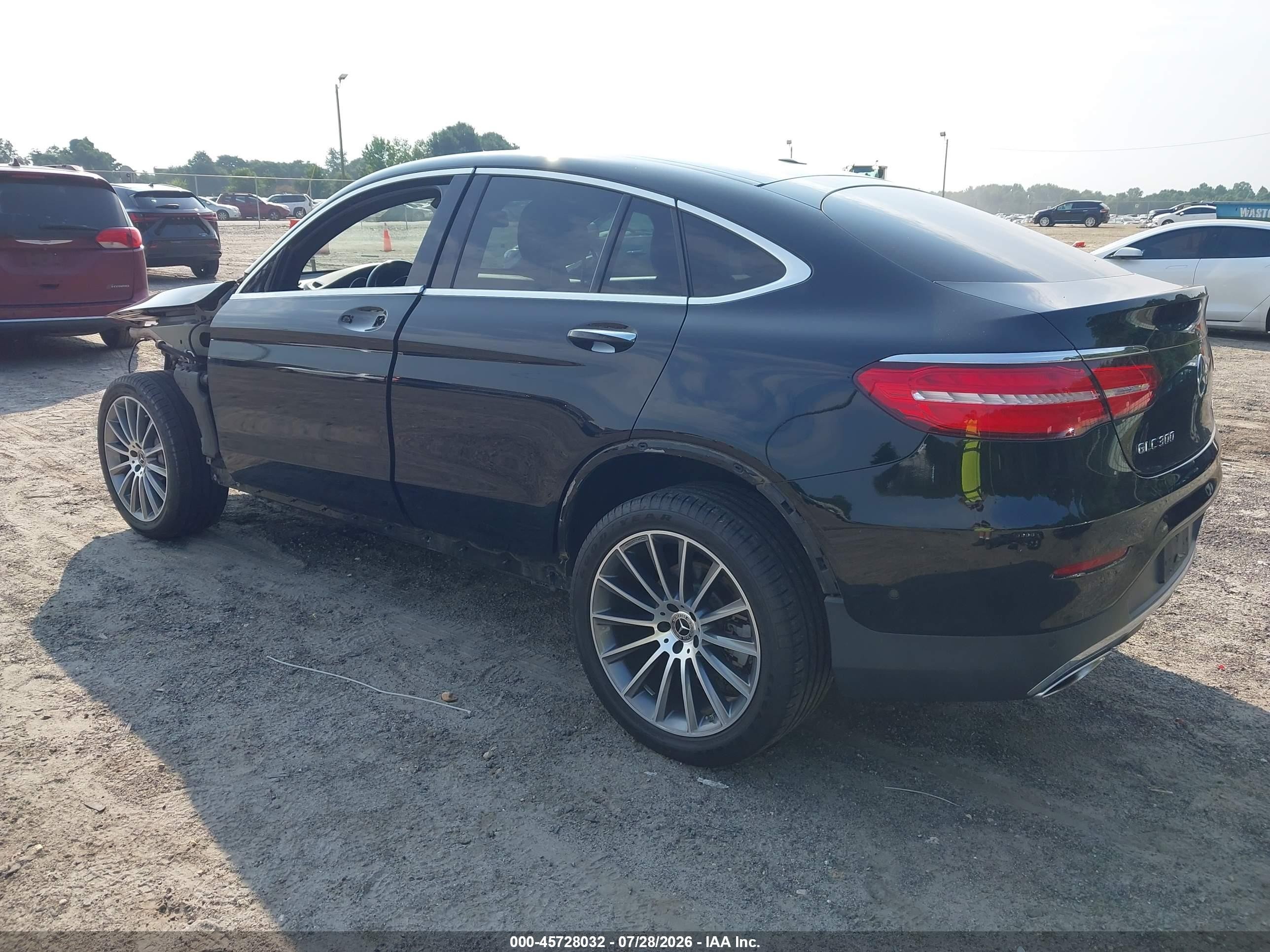 2019 Mercedes-benz Glc 300 Coupe 4matic Black vin: WDC0J4KB1KF658844