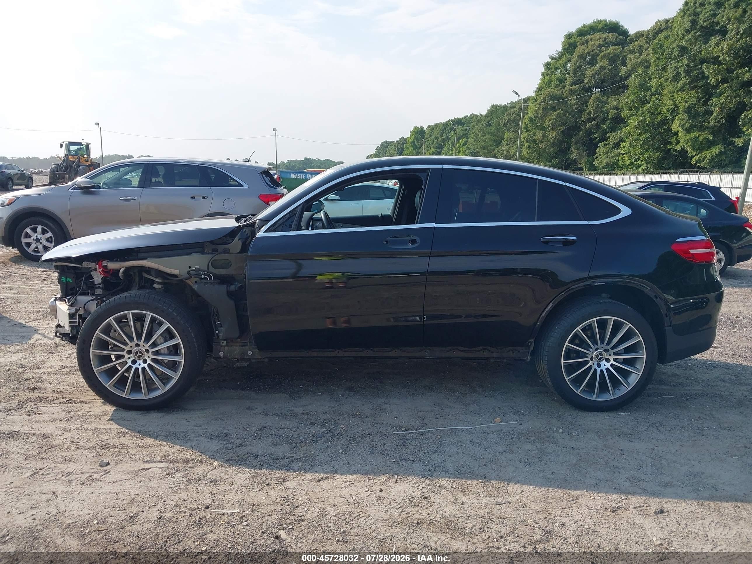 2019 Mercedes-benz Glc 300 Coupe 4matic Black vin: WDC0J4KB1KF658844