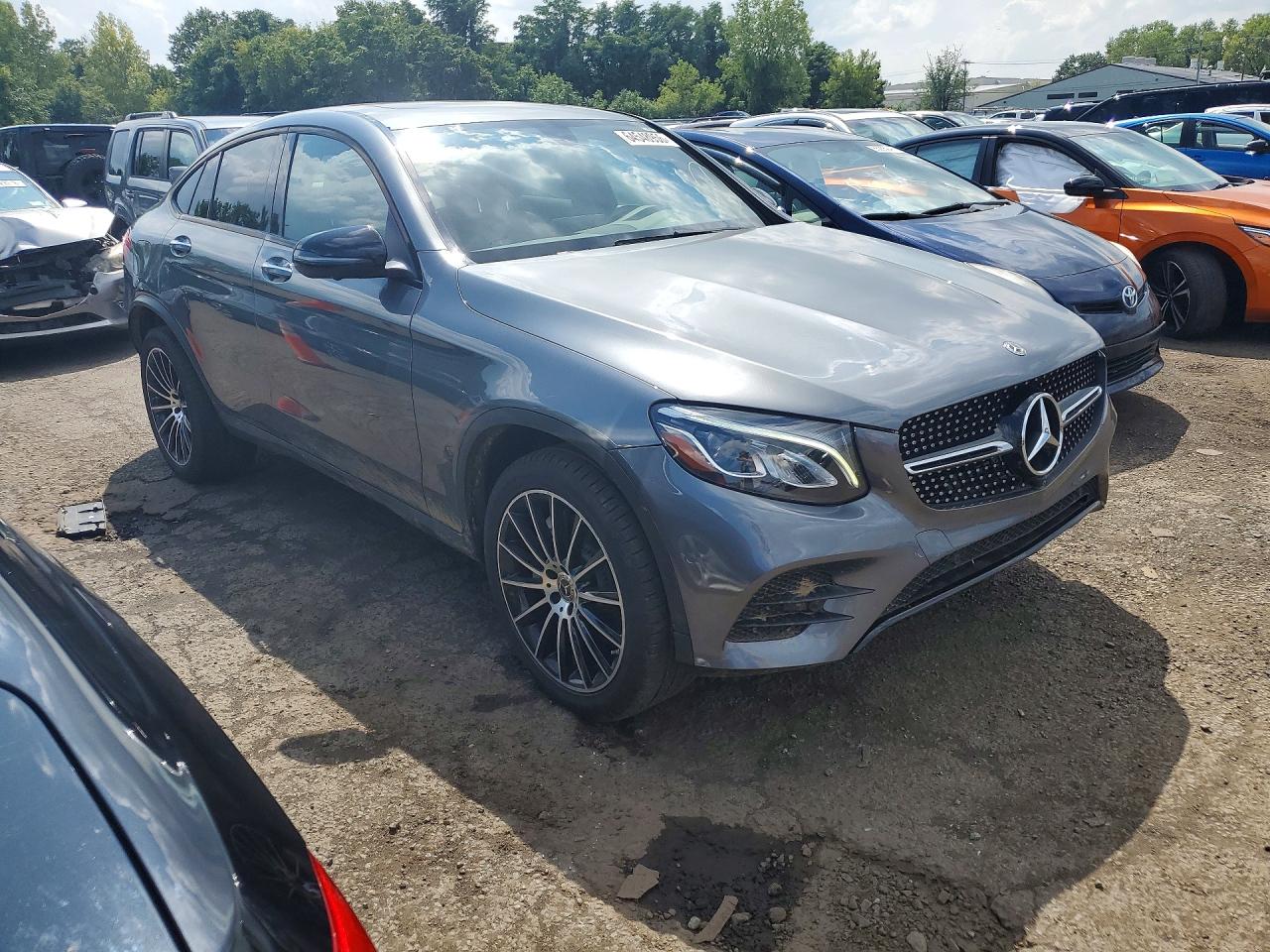 2019 Mercedes-benz Glc Coupe 300 4matic Gray vin: WDC0J4KB3KF522649