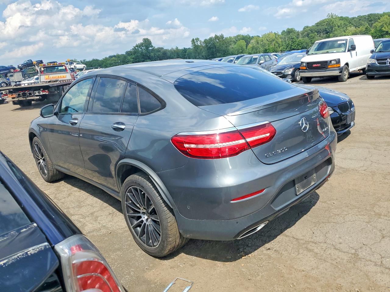 2019 Mercedes-benz Glc Coupe 300 4matic Gray vin: WDC0J4KB3KF522649