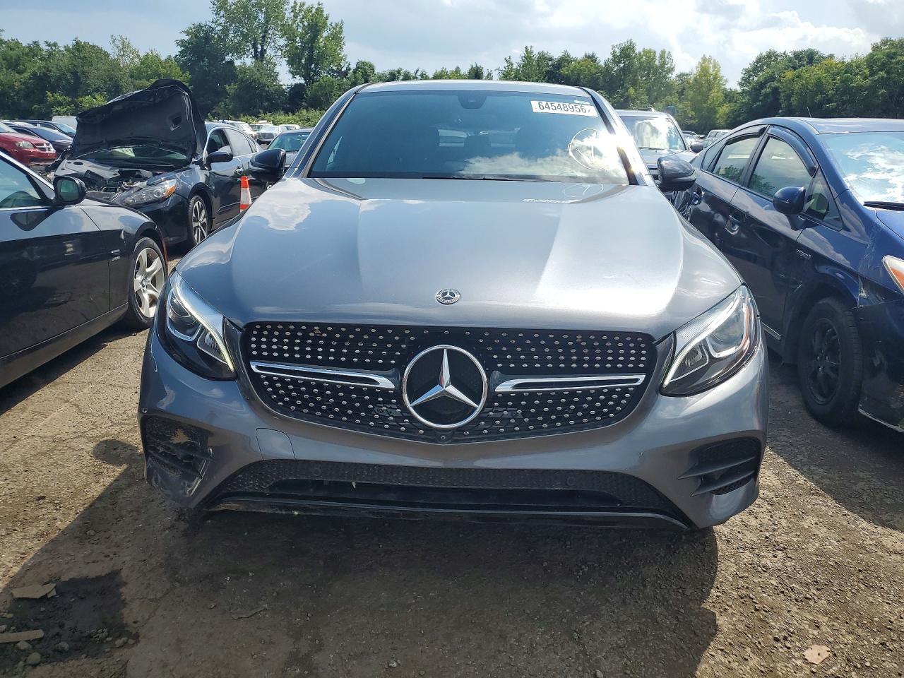 2019 Mercedes-benz Glc Coupe 300 4matic Gray vin: WDC0J4KB3KF522649