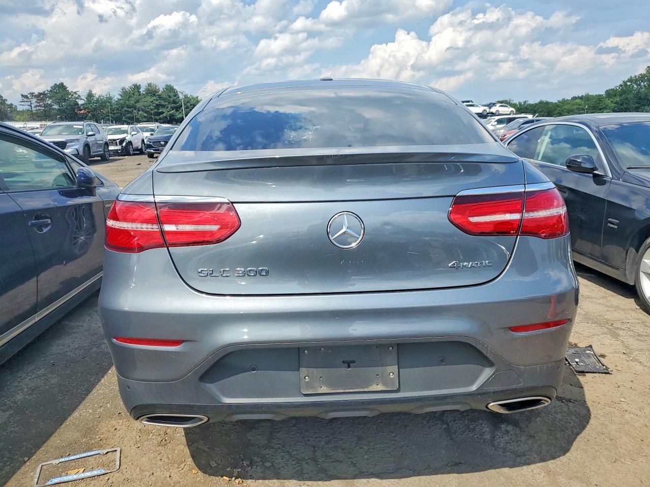 2019 Mercedes-benz Glc Coupe 300 4matic Gray vin: WDC0J4KB3KF522649