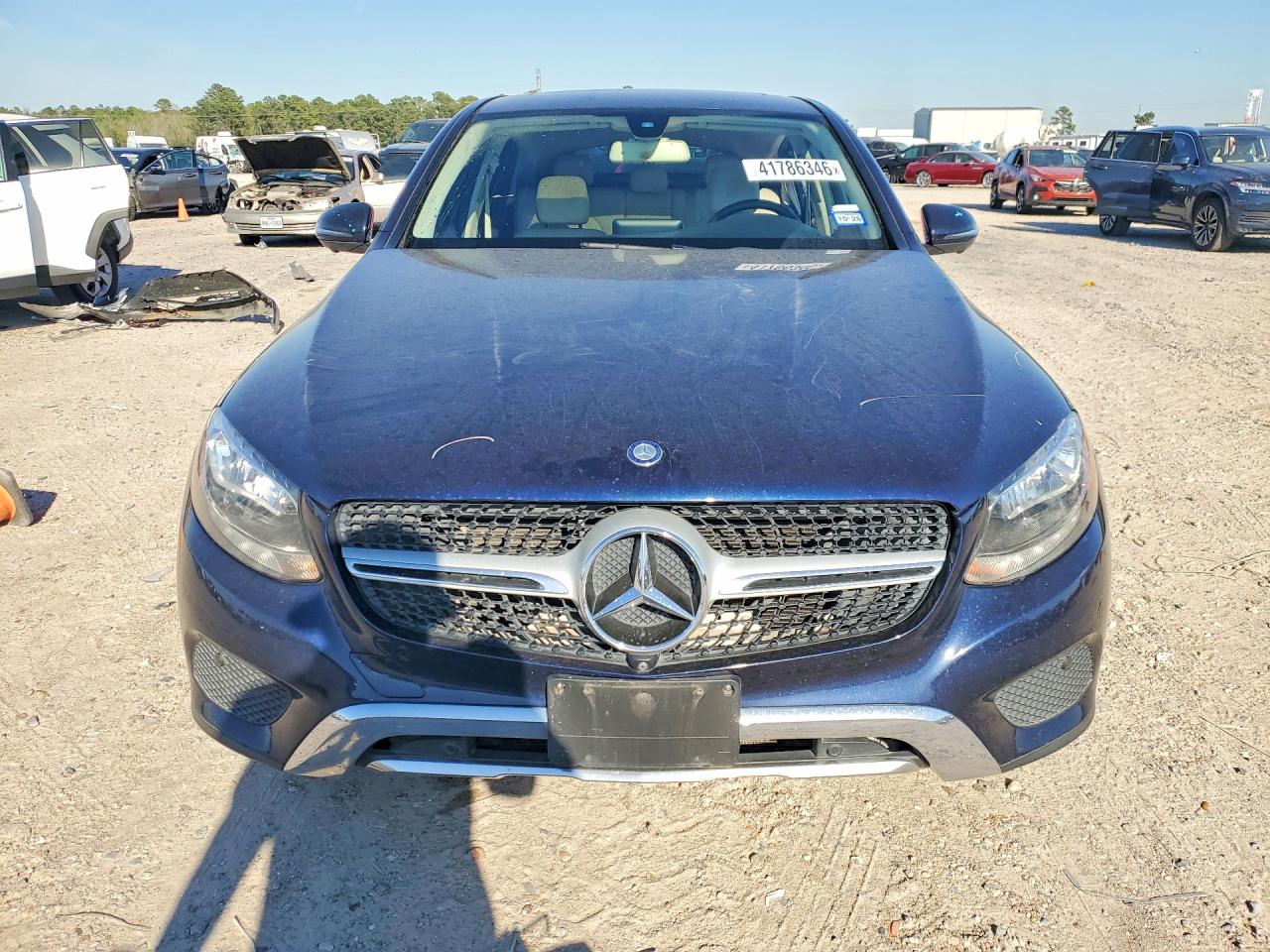 2017 Mercedes-benz Glc Coupe 300 4matic Blue vin: WDC0J4KB5HF152779