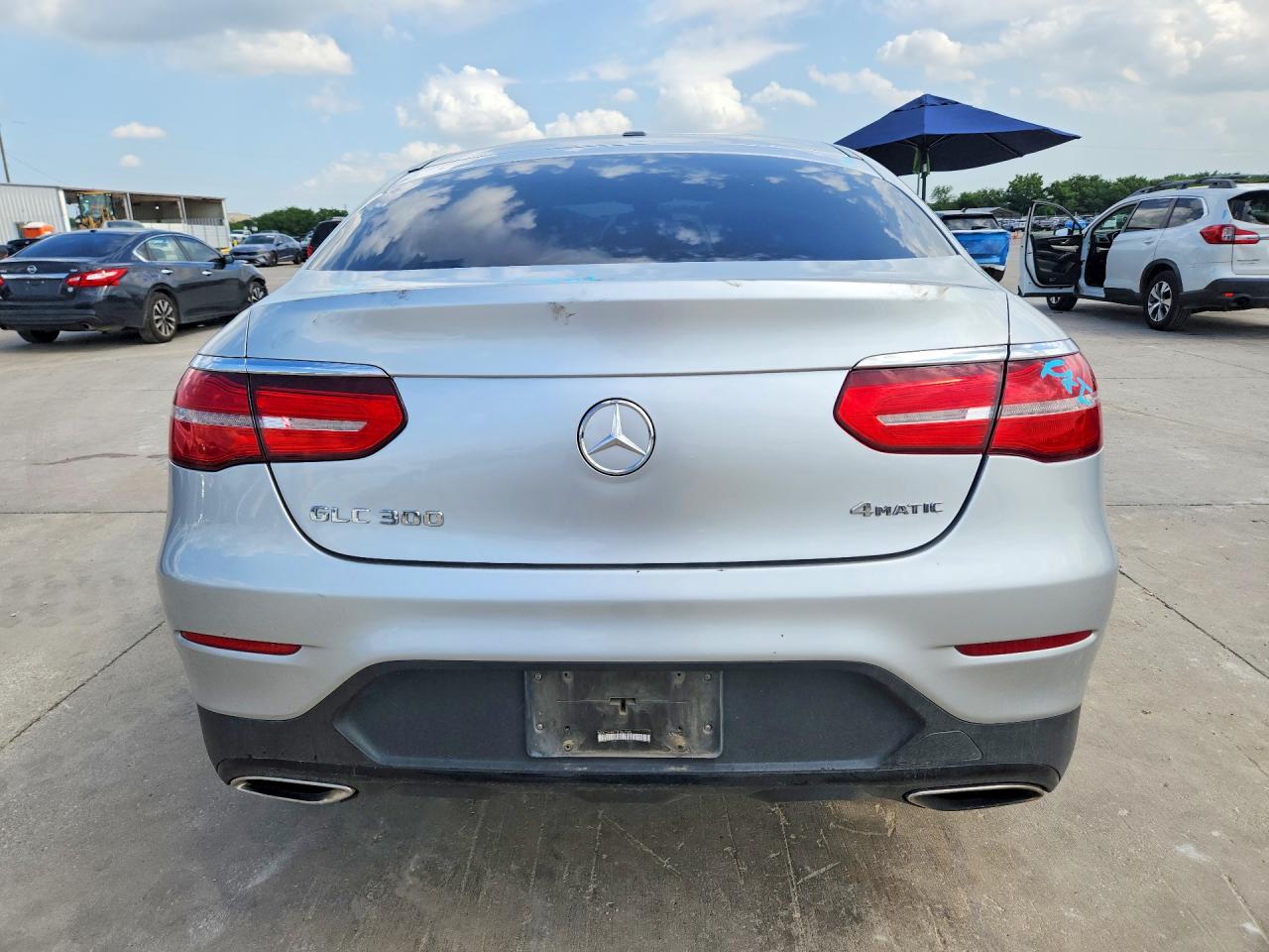 2019 Mercedes-benz Glc Coupe 300 4matic Silver vin: WDC0J4KB7KF667998