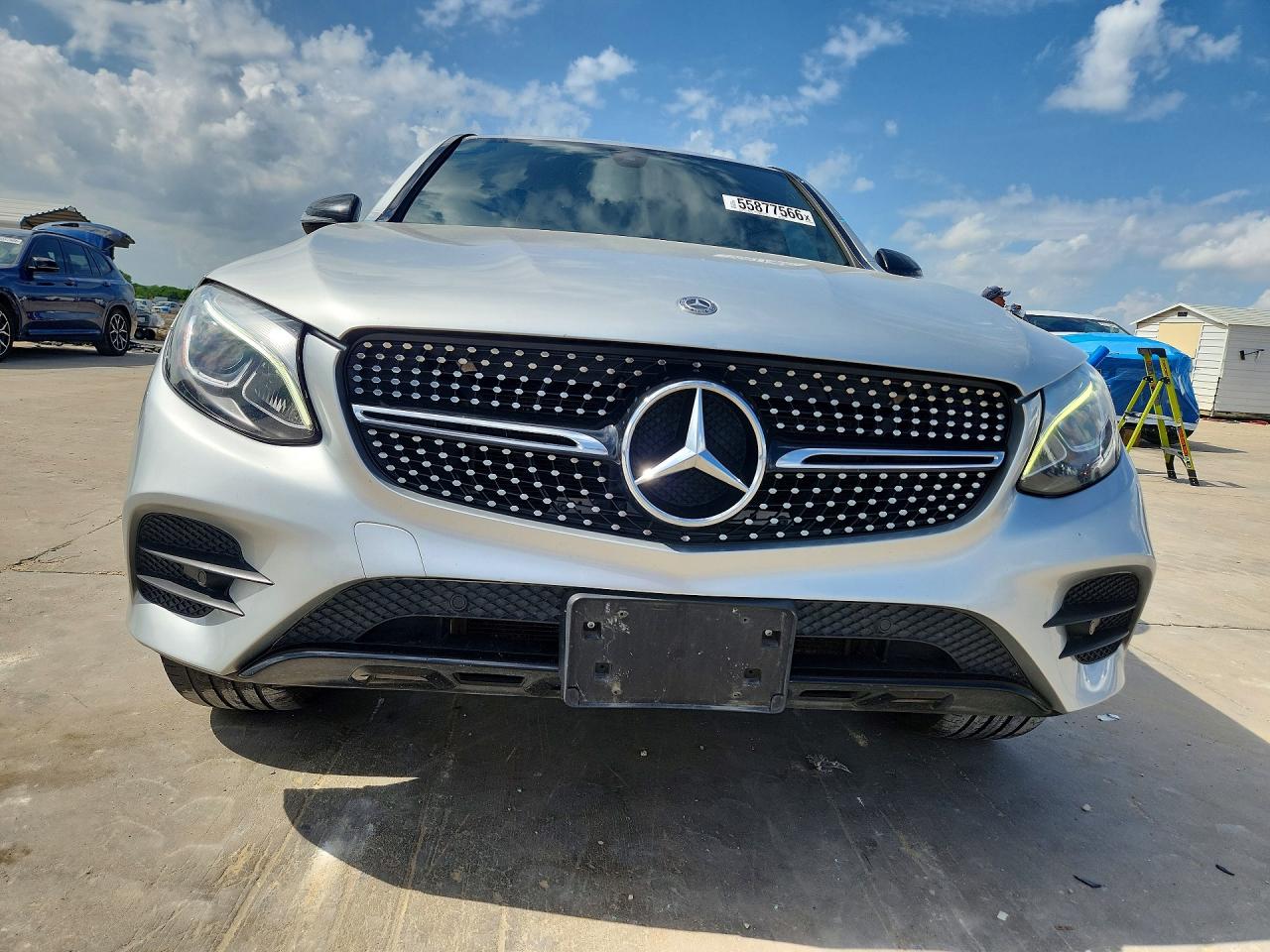 2019 Mercedes-benz Glc Coupe 300 4matic Silver vin: WDC0J4KB7KF667998
