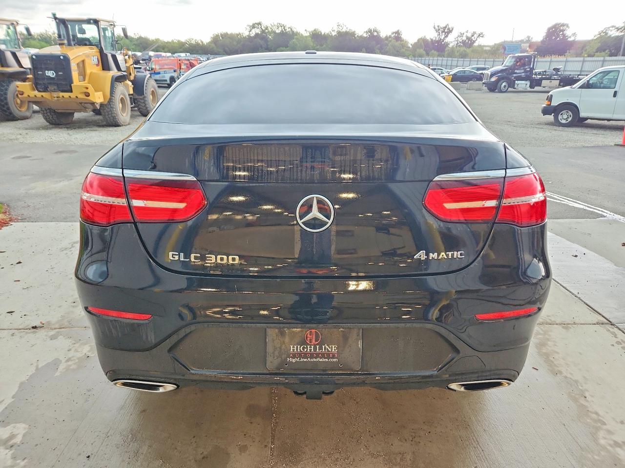 2017 Mercedes-benz Glc Coupe 300 4matic Black vin: WDC0J4KBXHF234068