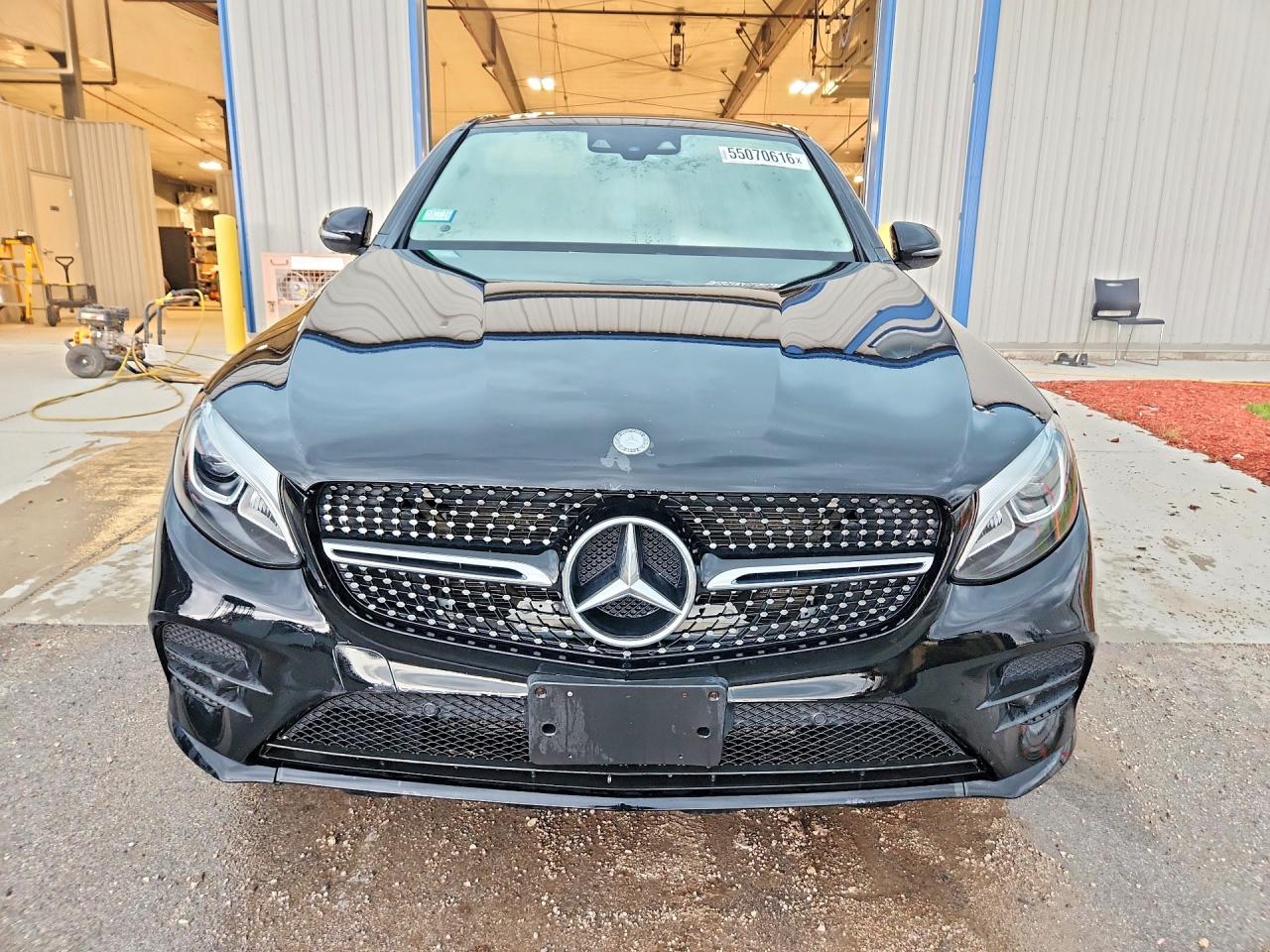 2017 Mercedes-benz Glc Coupe 300 4matic Black vin: WDC0J4KBXHF234068