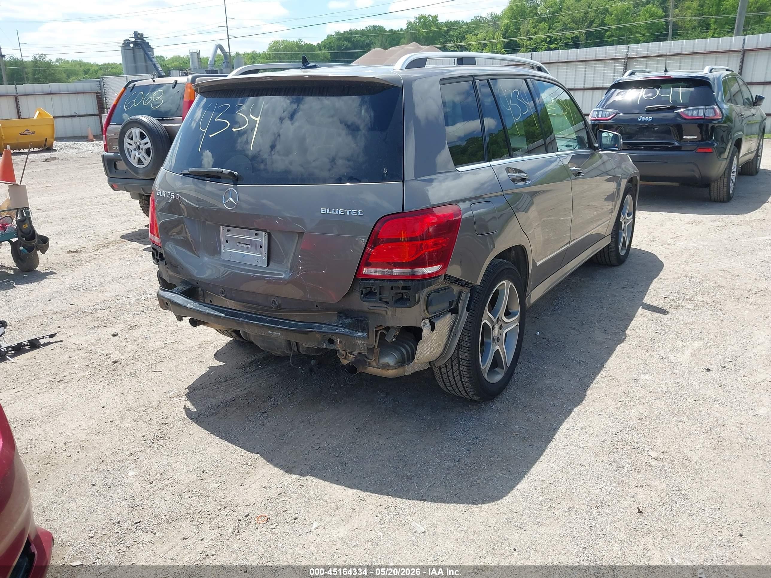 2014 Mercedes-benz Glk 250 Bluetec 4matic Tan vin: WDCGG0EB0EG222258