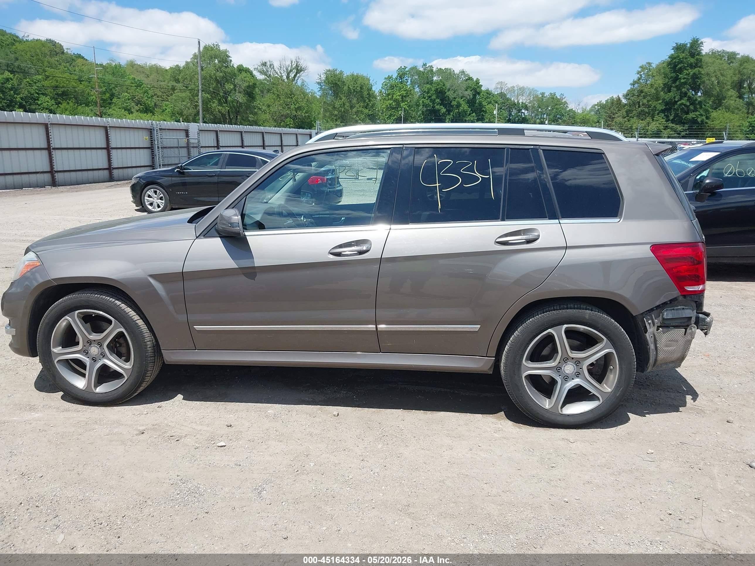 2014 Mercedes-benz Glk 250 Bluetec 4matic Tan vin: WDCGG0EB0EG222258