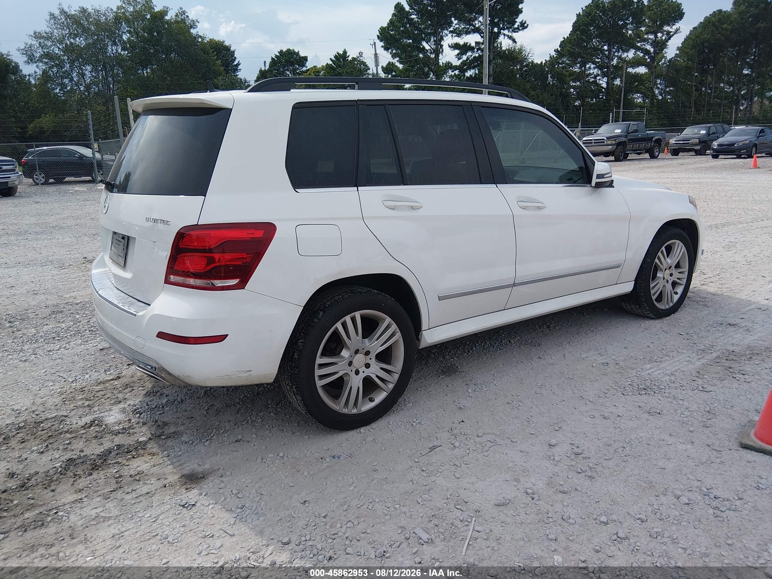 2015 Mercedes-benz Glk 250 Bluetec 4matic White vin: WDCGG0EB0FG337623