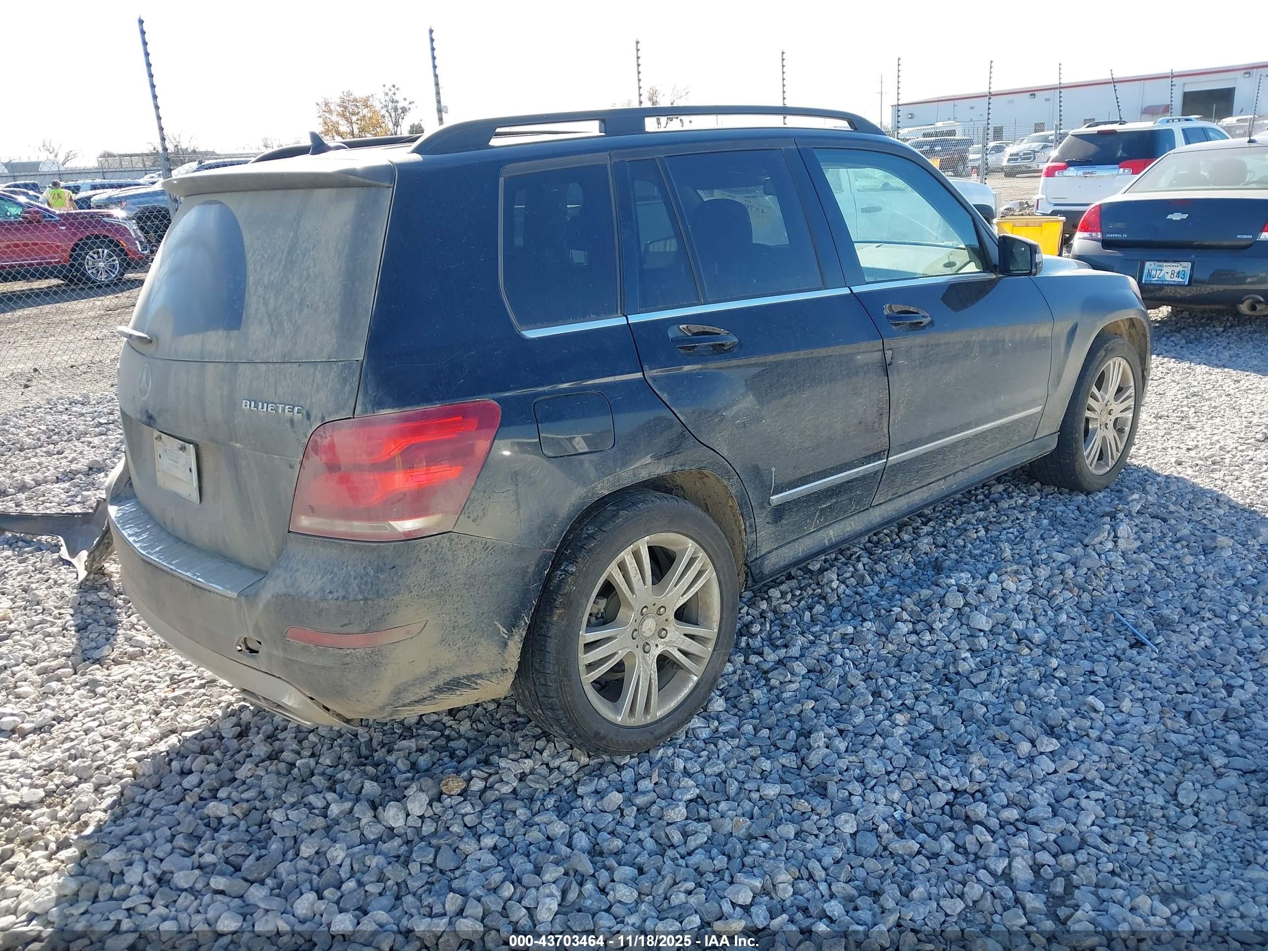 2015 Mercedes-benz Glk 250 Bluetec 4matic Black vin: WDCGG0EB0FG342336