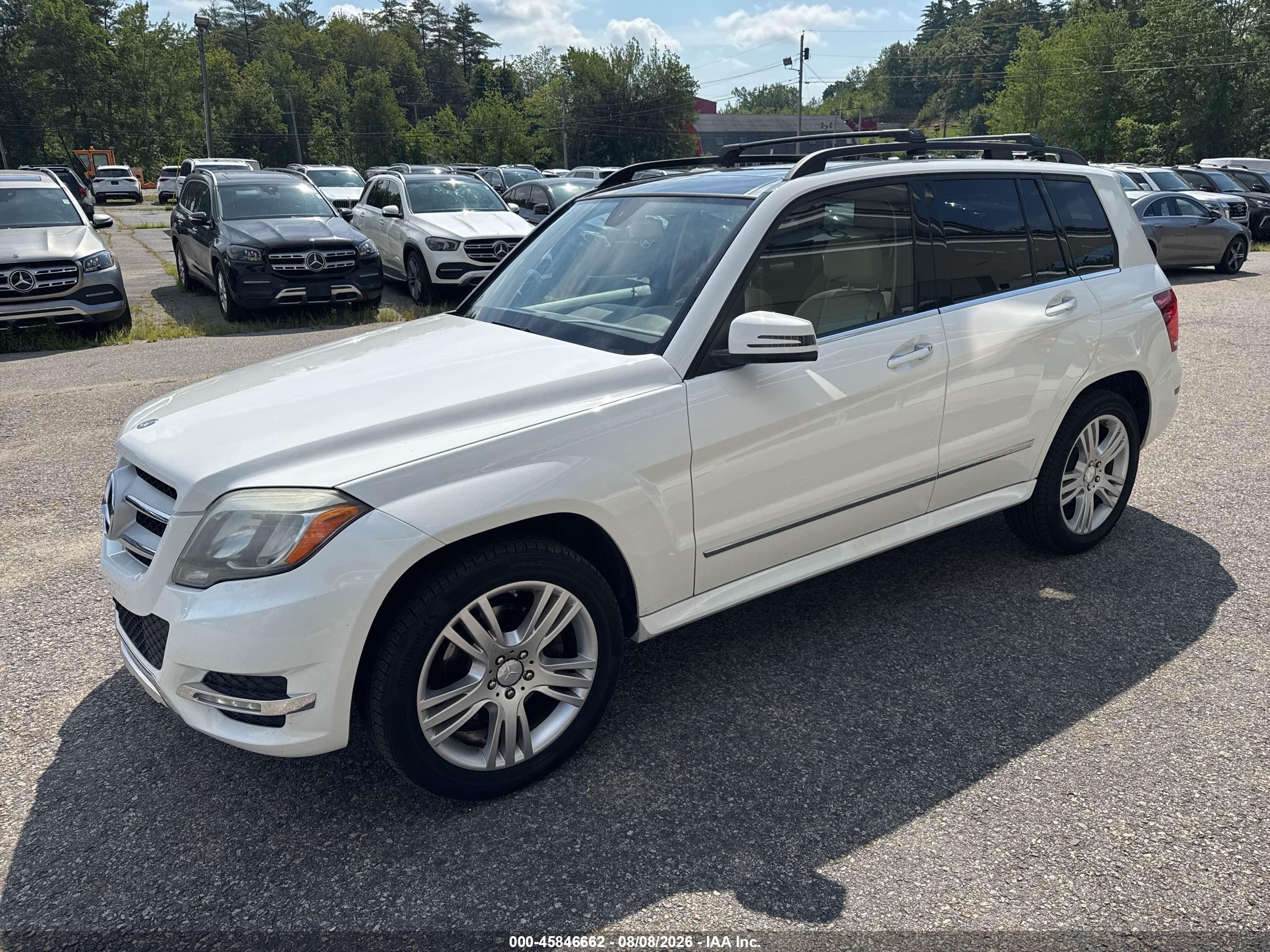 2013 Mercedes-benz Glk 250 Bluetec 4matic White vin: WDCGG0EB1DG121664