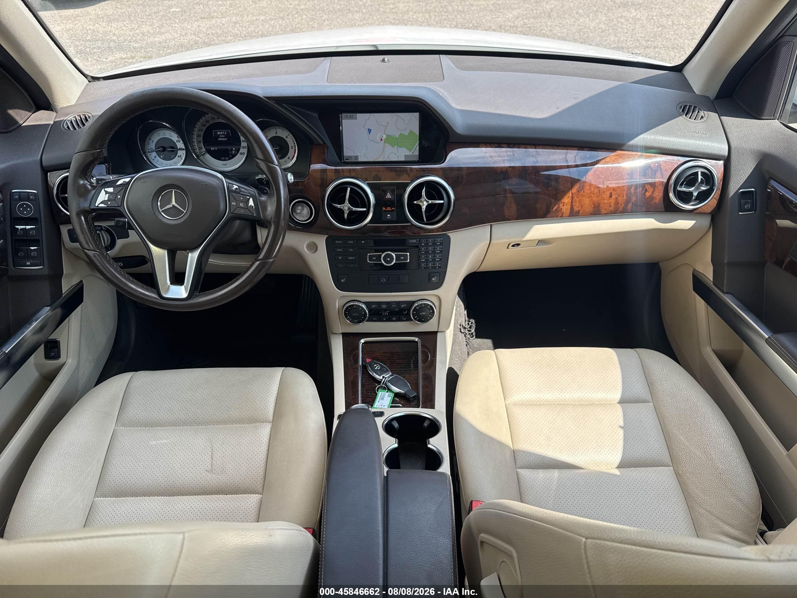 2013 Mercedes-benz Glk 250 Bluetec 4matic White vin: WDCGG0EB1DG121664