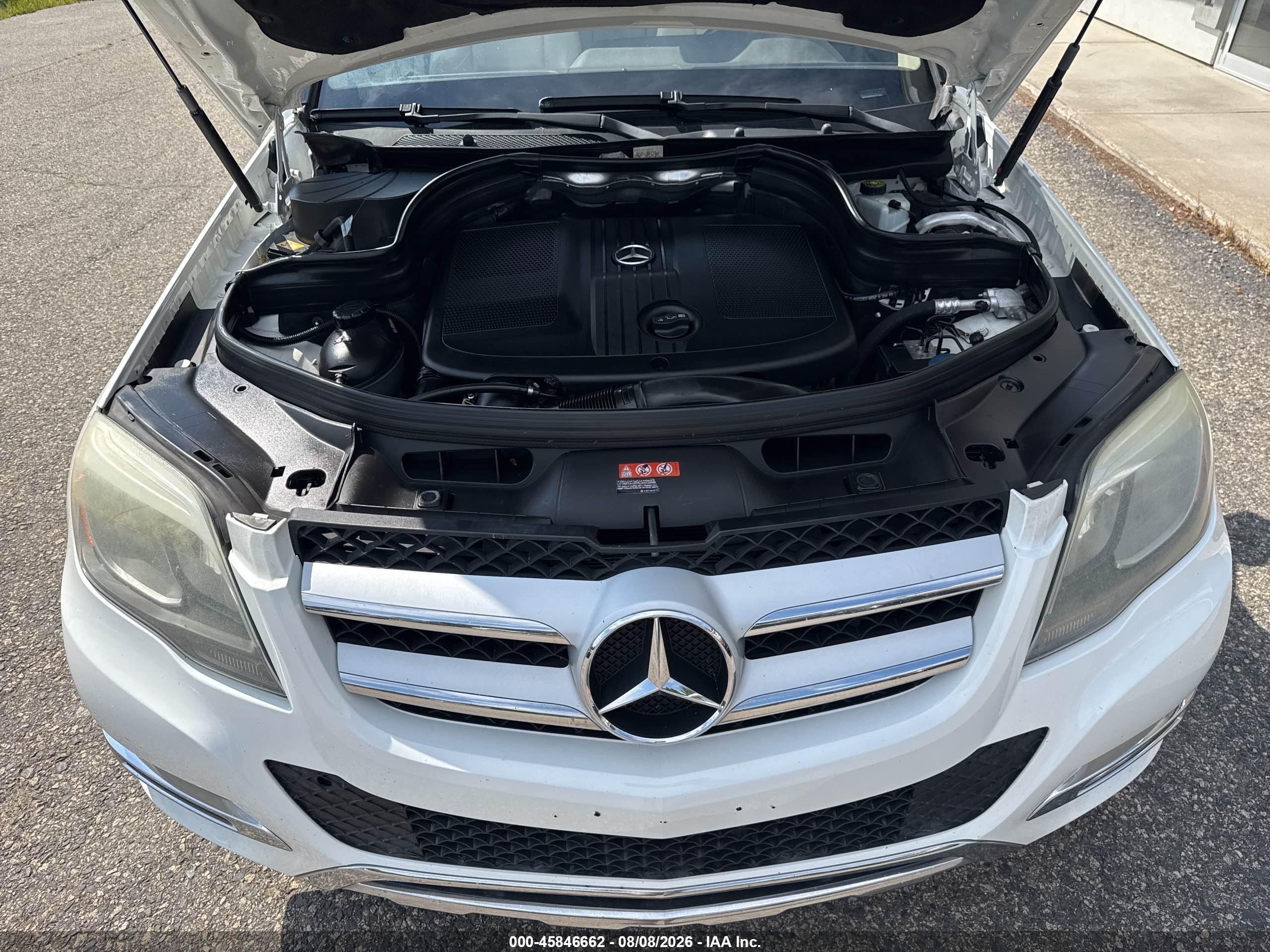 2013 Mercedes-benz Glk 250 Bluetec 4matic White vin: WDCGG0EB1DG121664