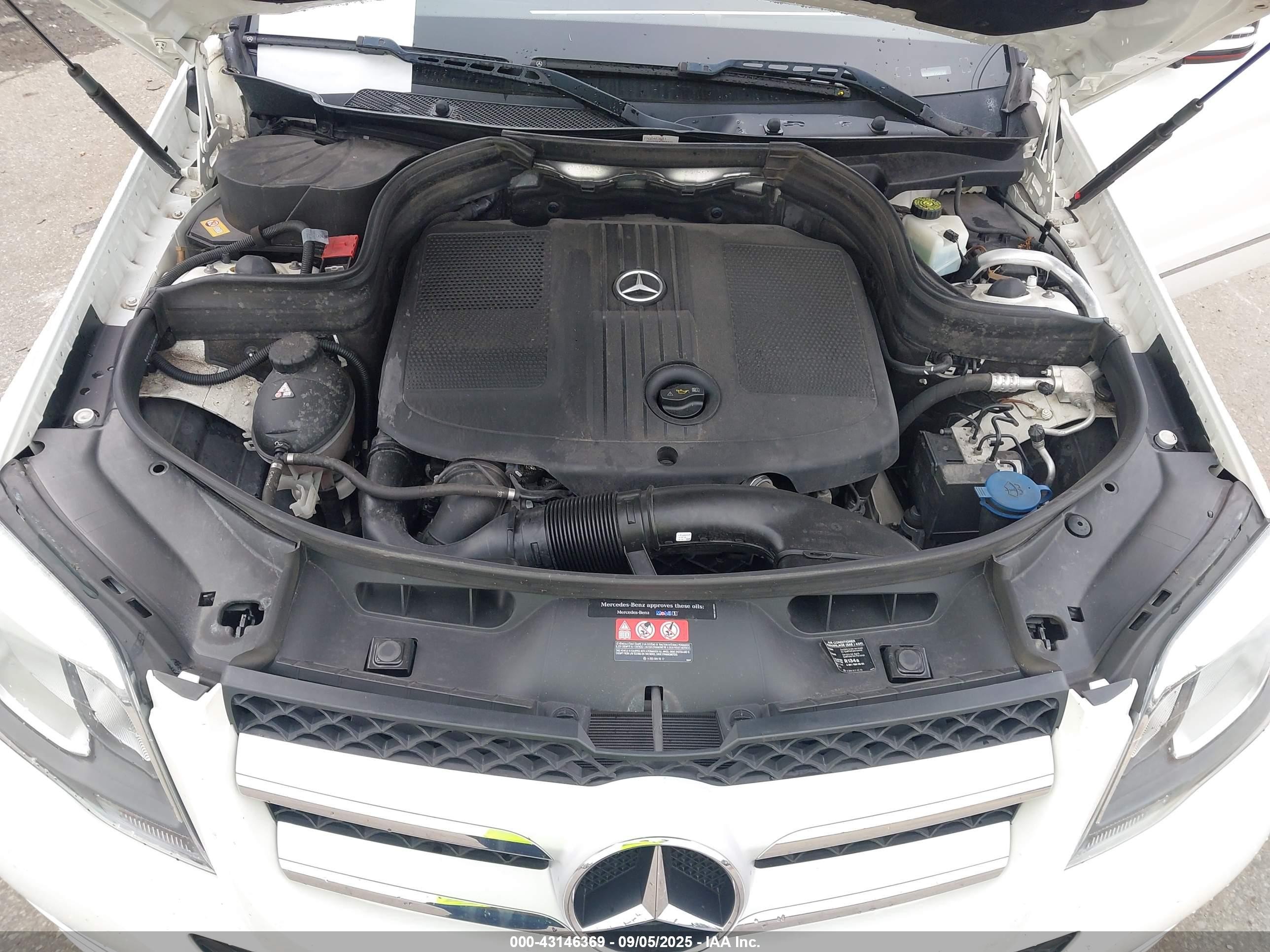 2015 Mercedes-benz Glk 250 Bluetec 4matic White vin: WDCGG0EB1FG401345