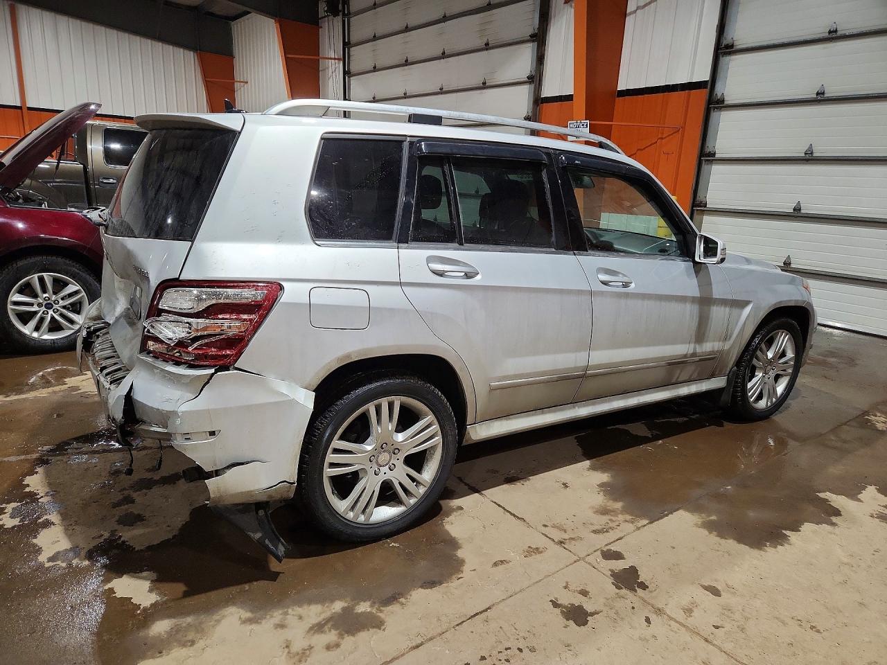 2014 Mercedes-benz Glk 250 Bluetec Silver vin: WDCGG0EB2EG205641