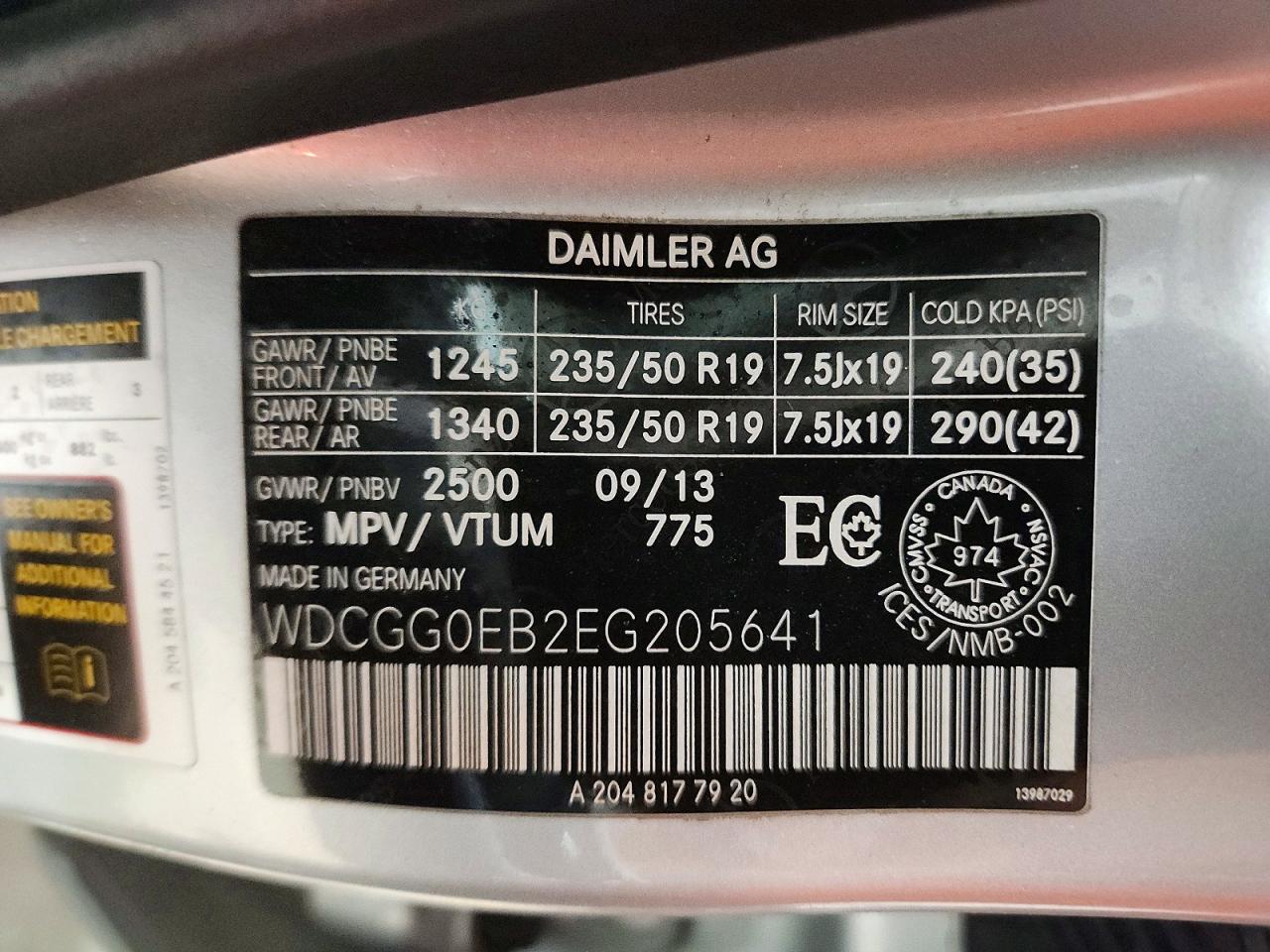 2014 Mercedes-benz Glk 250 Bluetec Silver vin: WDCGG0EB2EG205641