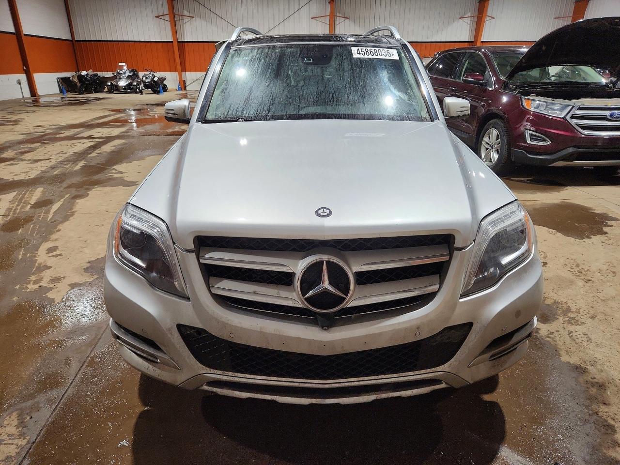 2014 Mercedes-benz Glk 250 Bluetec Silver vin: WDCGG0EB2EG205641