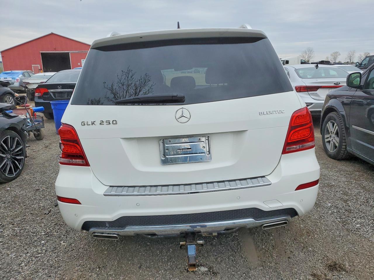 2014 Mercedes-benz Glk 250 Bluetec White vin: WDCGG0EB2EG306887