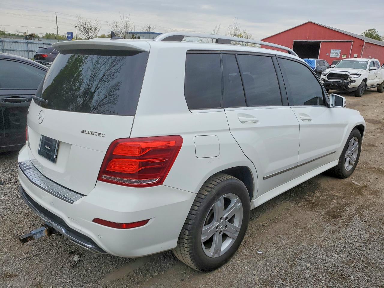 2014 Mercedes-benz Glk 250 Bluetec White vin: WDCGG0EB2EG306887