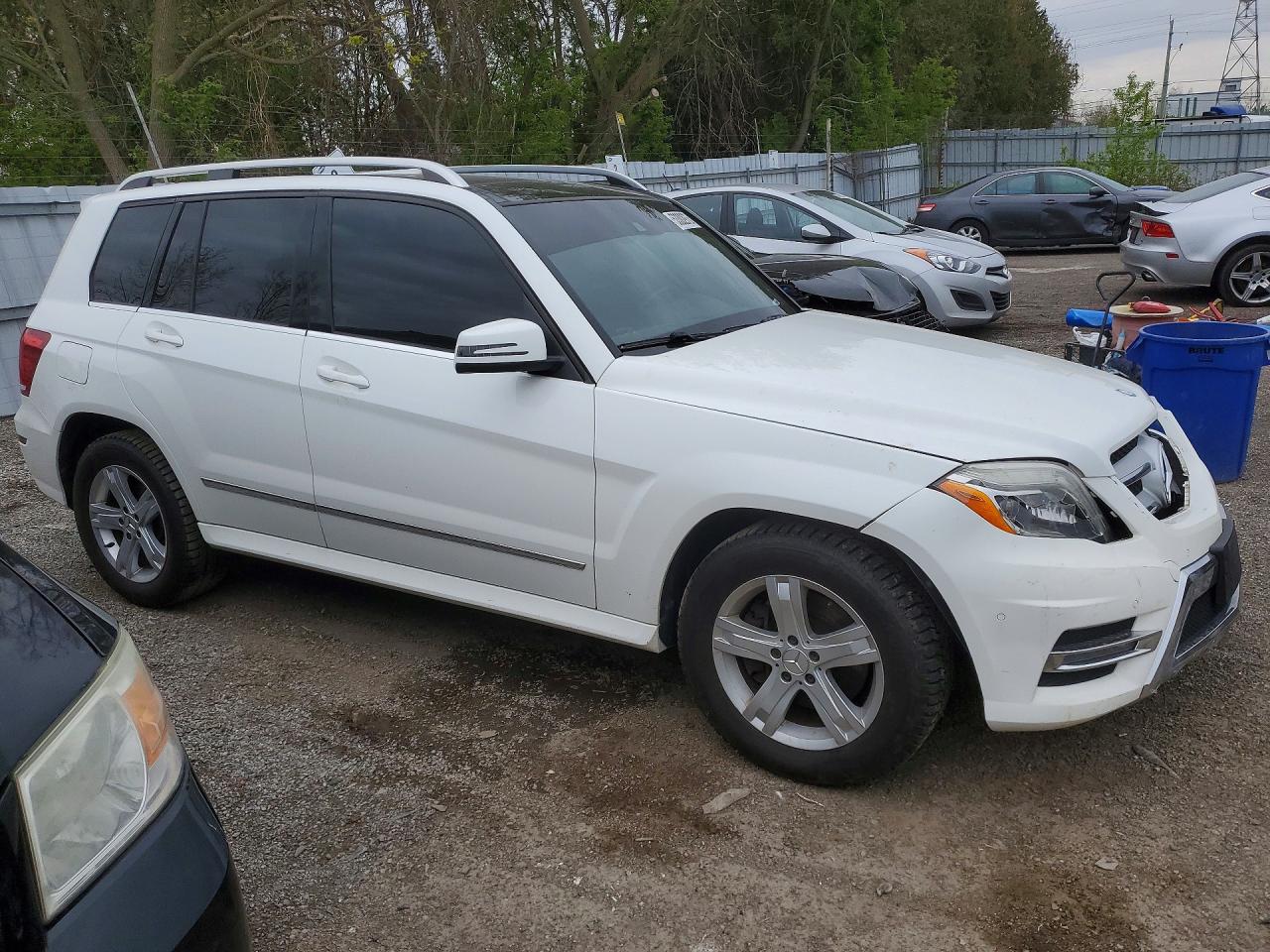 2014 Mercedes-benz Glk 250 Bluetec White vin: WDCGG0EB2EG306887