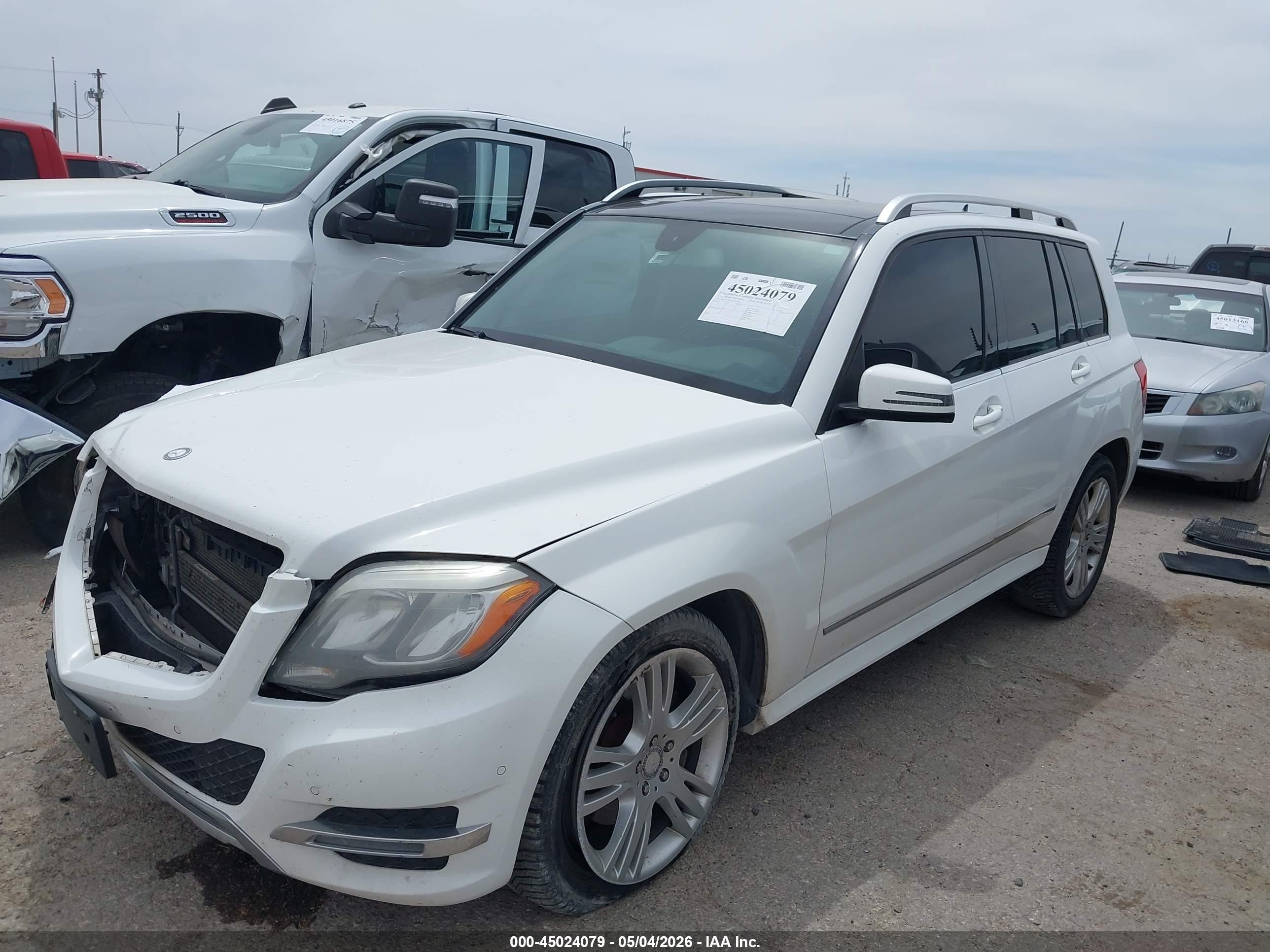 2014 Mercedes-benz Glk 250 Bluetec 4matic White vin: WDCGG0EB3EG191409