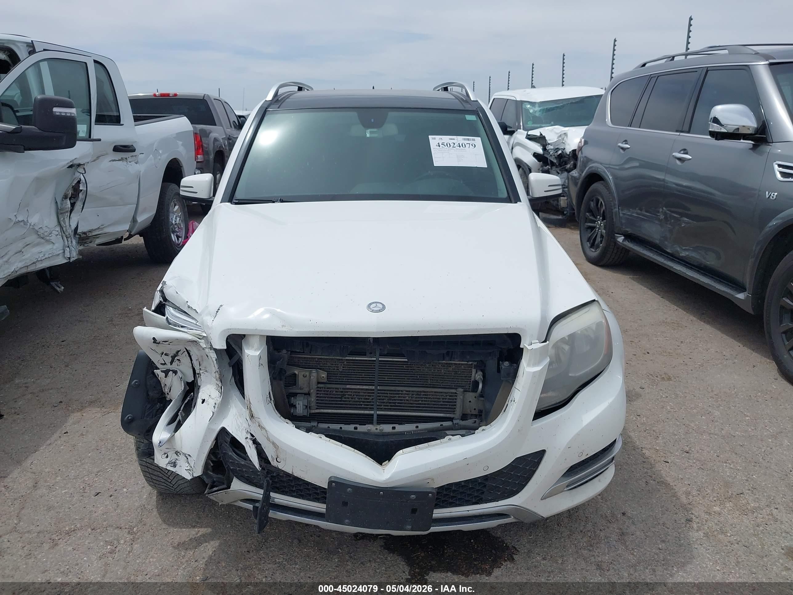 2014 Mercedes-benz Glk 250 Bluetec 4matic White vin: WDCGG0EB3EG191409
