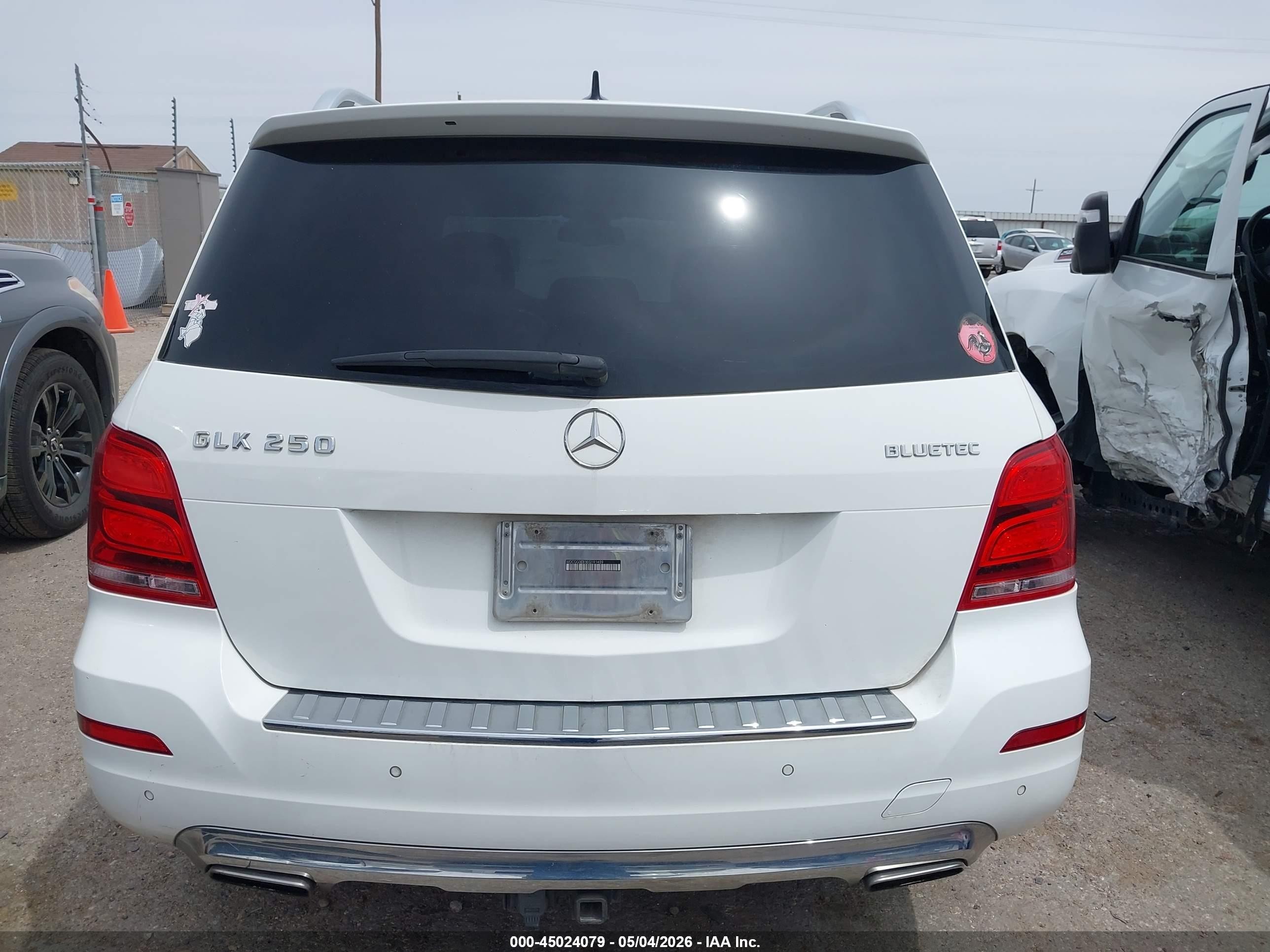 2014 Mercedes-benz Glk 250 Bluetec 4matic White vin: WDCGG0EB3EG191409