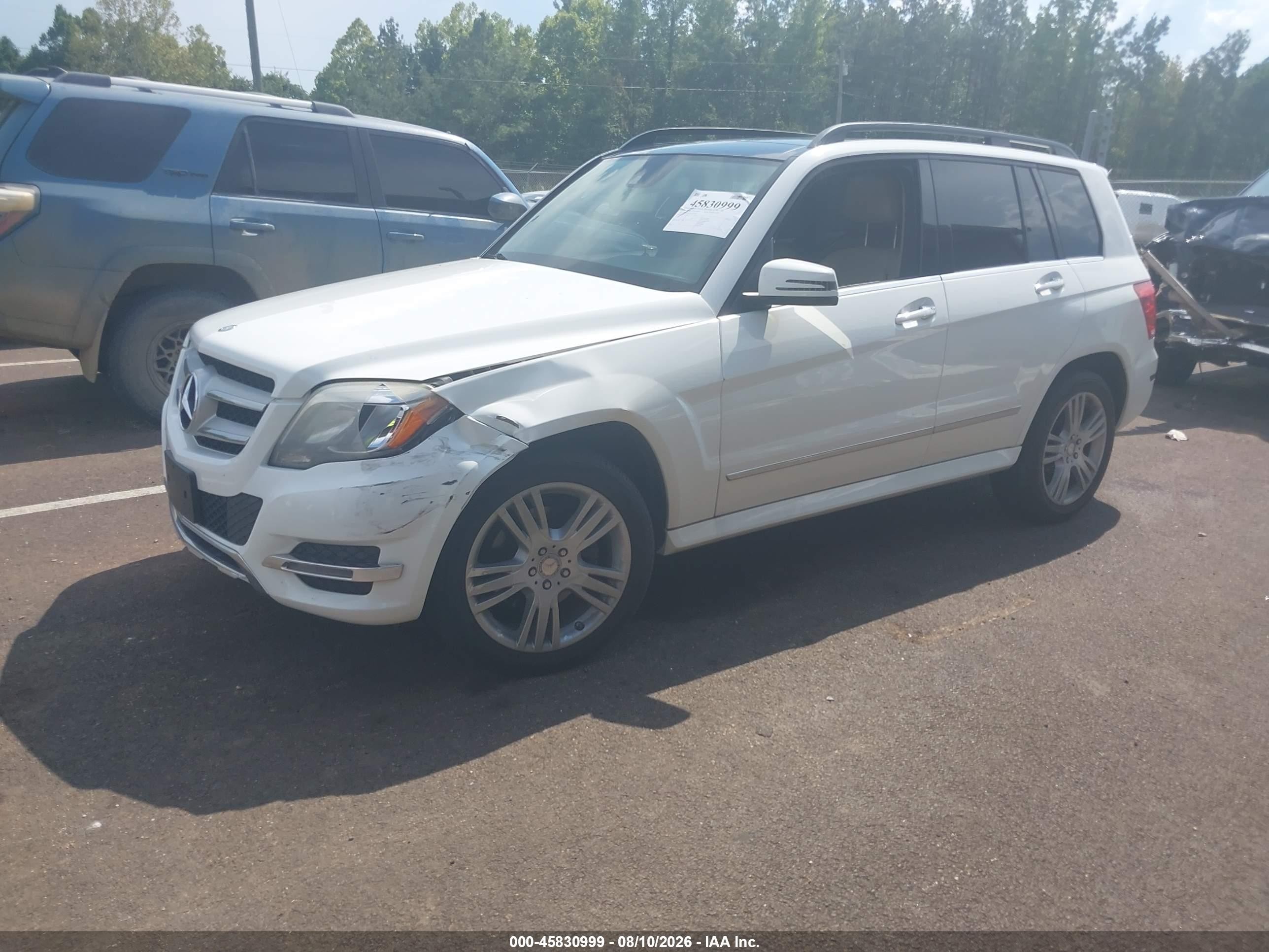 2014 Mercedes-benz Glk 250 Bluetec 4matic White vin: WDCGG0EB3EG264780