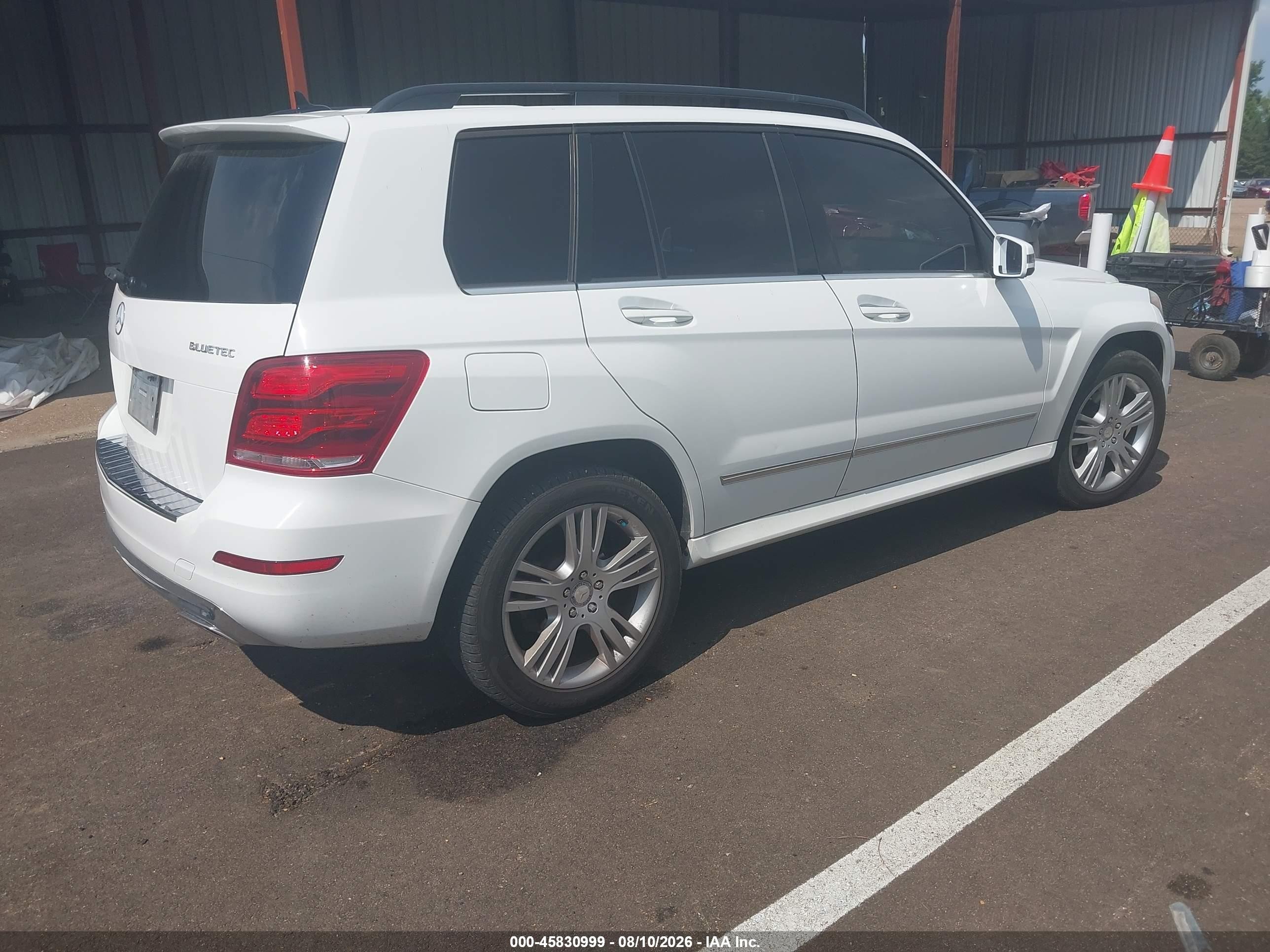 2014 Mercedes-benz Glk 250 Bluetec 4matic White vin: WDCGG0EB3EG264780