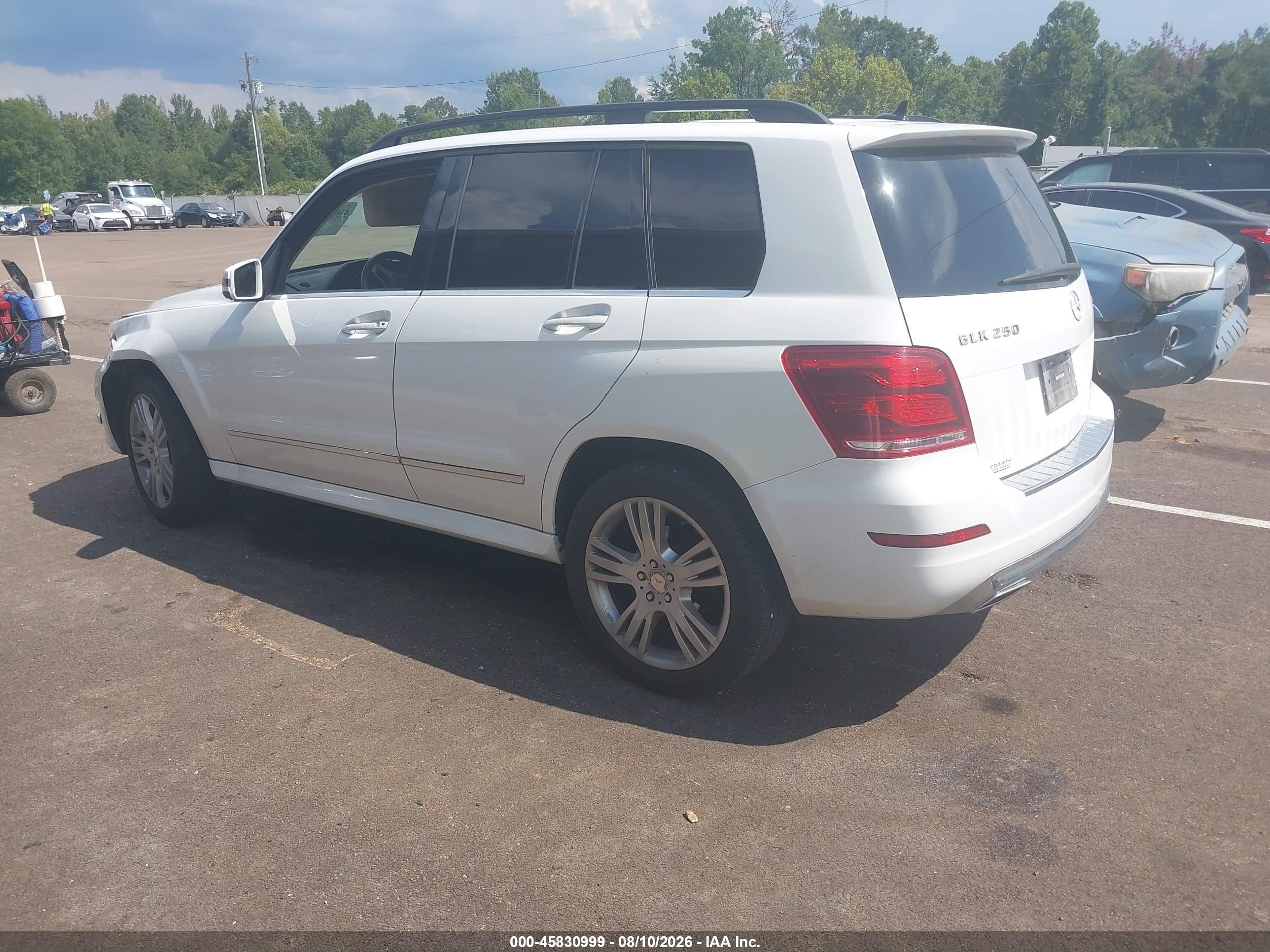 2014 Mercedes-benz Glk 250 Bluetec 4matic White vin: WDCGG0EB3EG264780