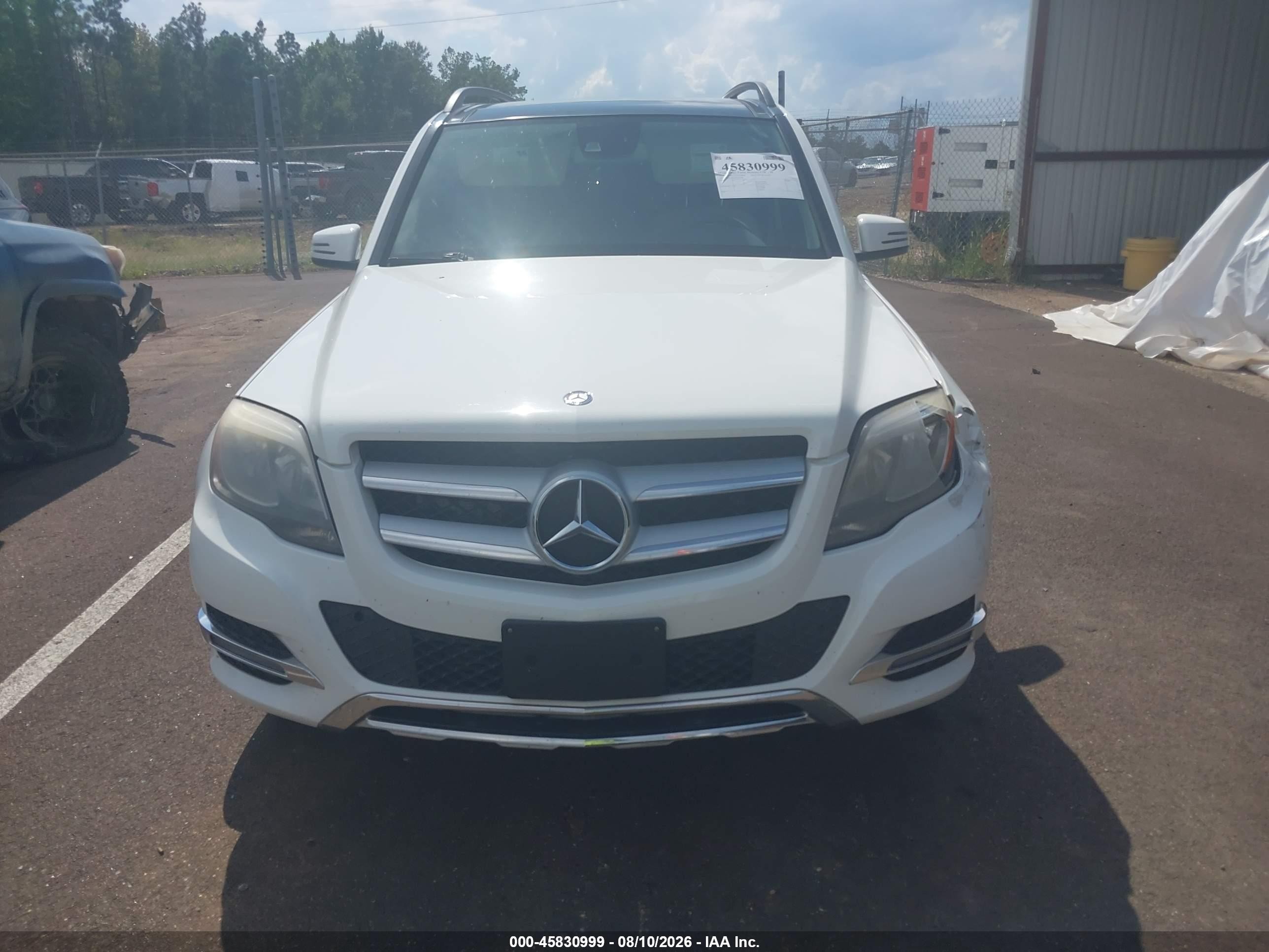 2014 Mercedes-benz Glk 250 Bluetec 4matic White vin: WDCGG0EB3EG264780