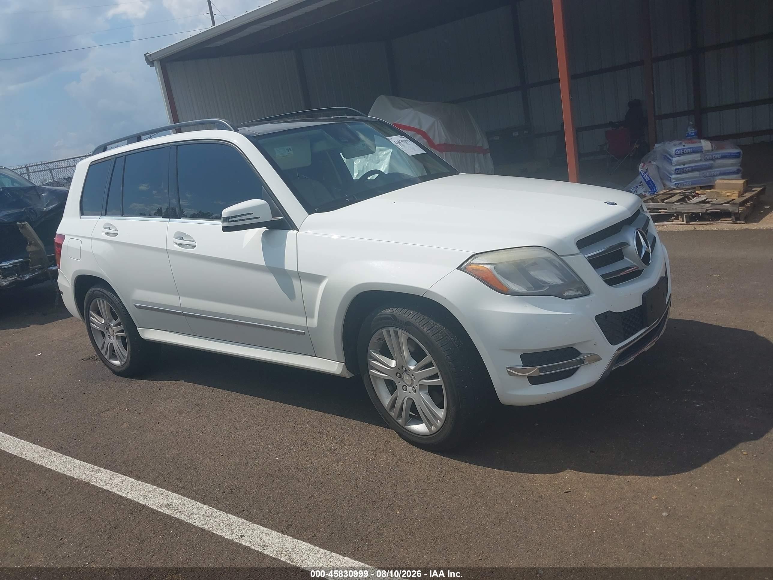 2014 Mercedes-benz Glk 250 Bluetec 4matic White vin: WDCGG0EB3EG264780
