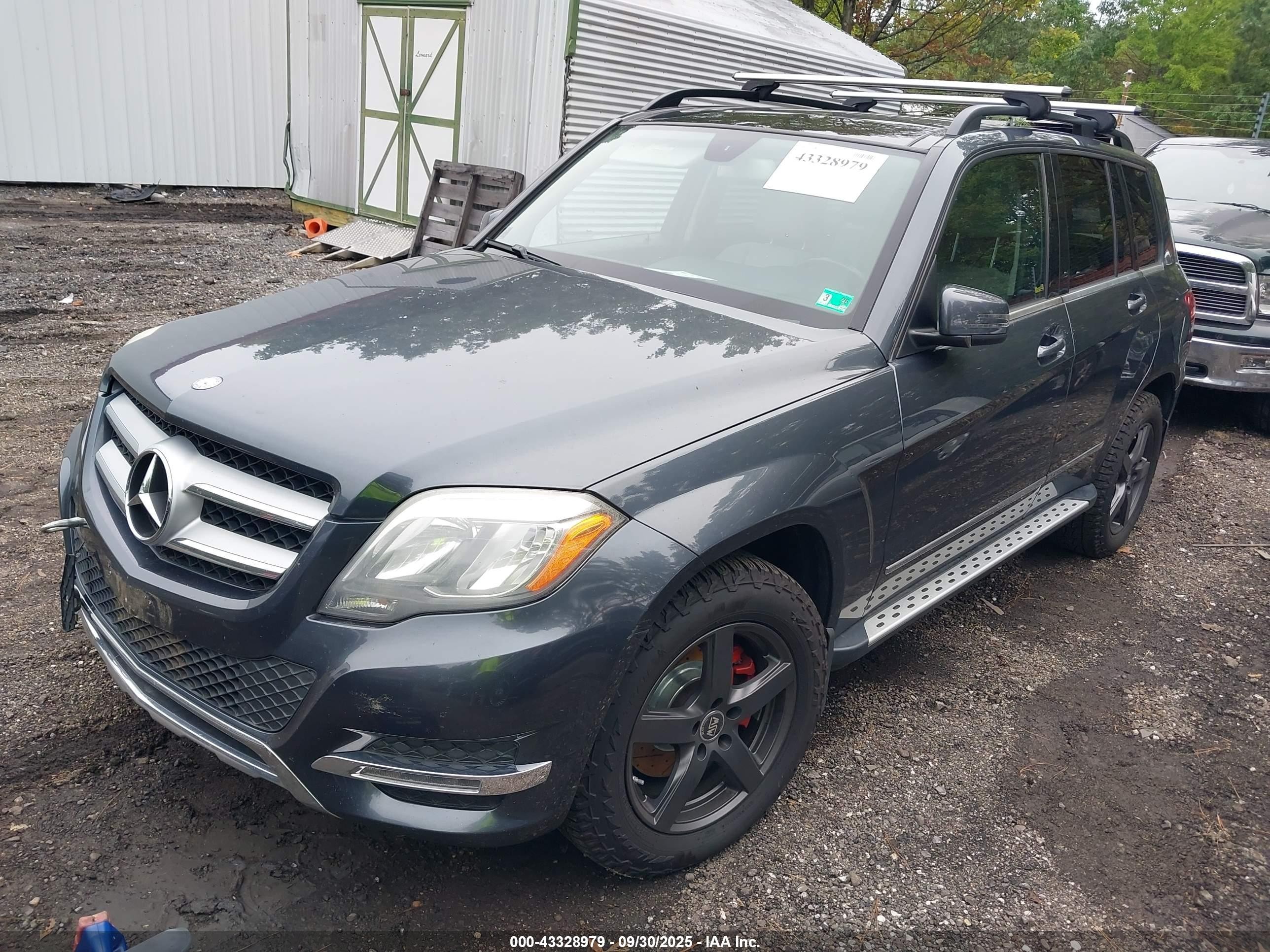 2015 Mercedes-benz Glk 250 Bluetec 4matic Gray vin: WDCGG0EB3FG398691