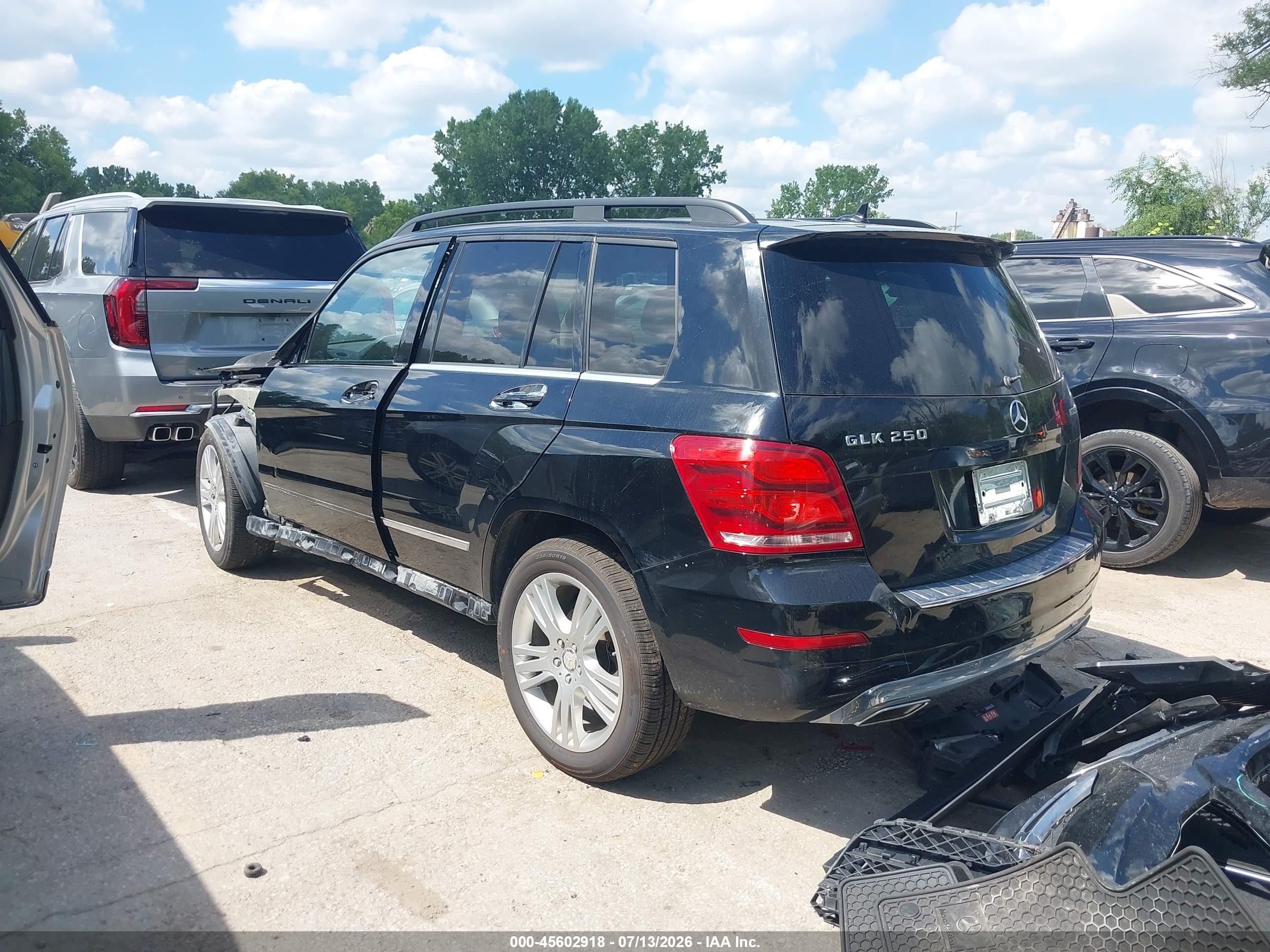 2014 Mercedes-benz Glk 250 Bluetec 4matic Black vin: WDCGG0EB4EG314912