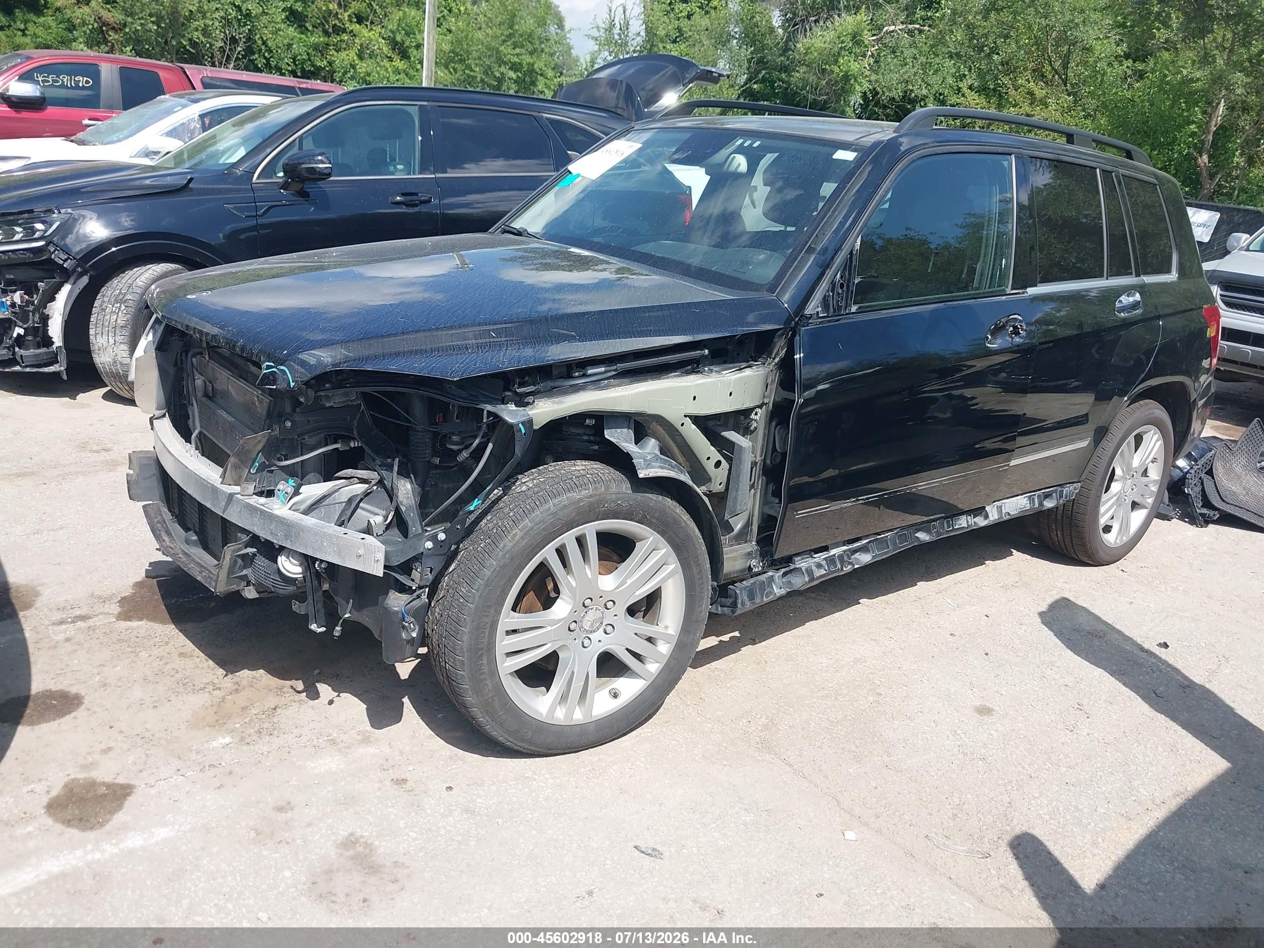 2014 Mercedes-benz Glk 250 Bluetec 4matic Black vin: WDCGG0EB4EG314912