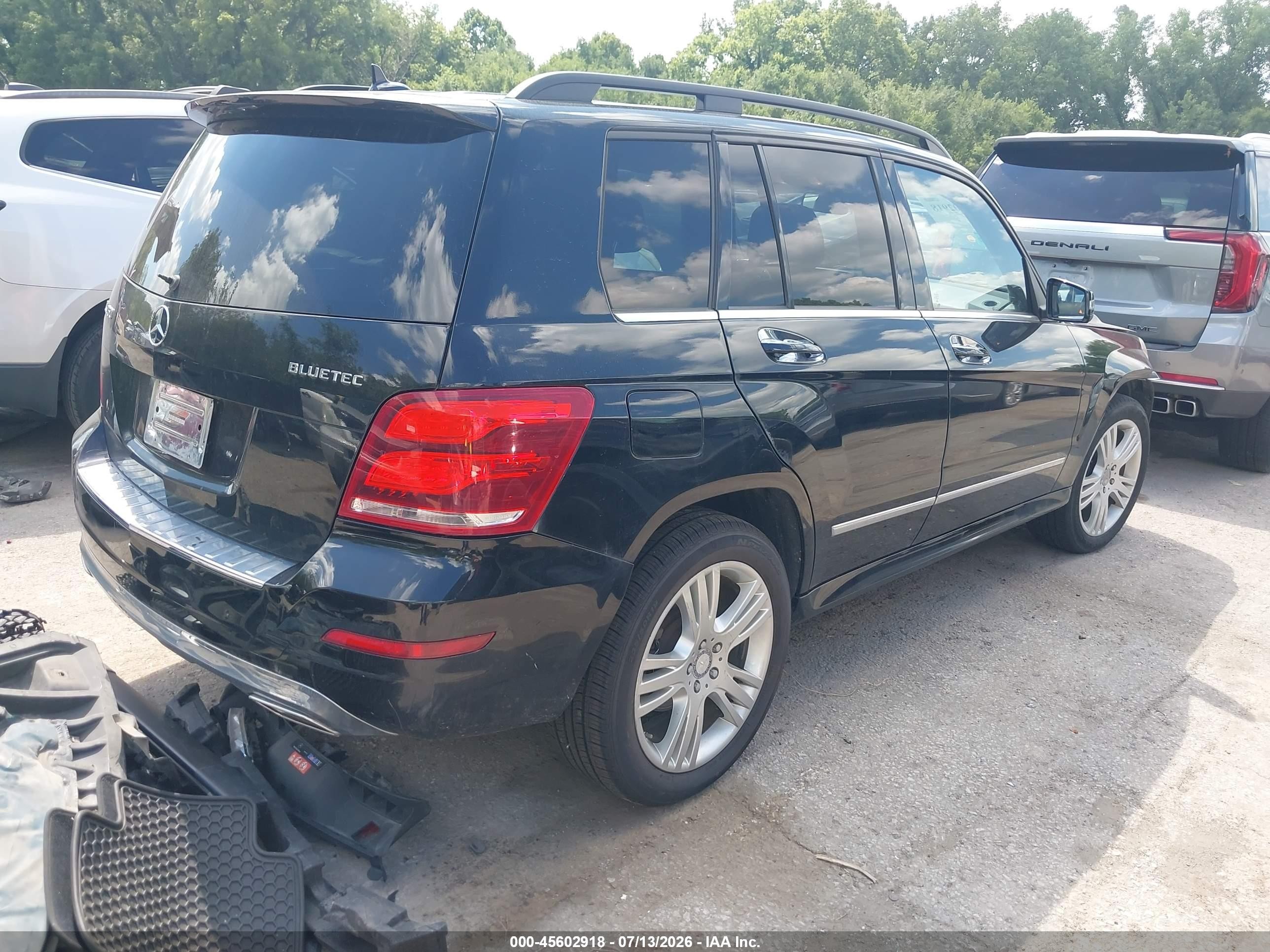 2014 Mercedes-benz Glk 250 Bluetec 4matic Black vin: WDCGG0EB4EG314912