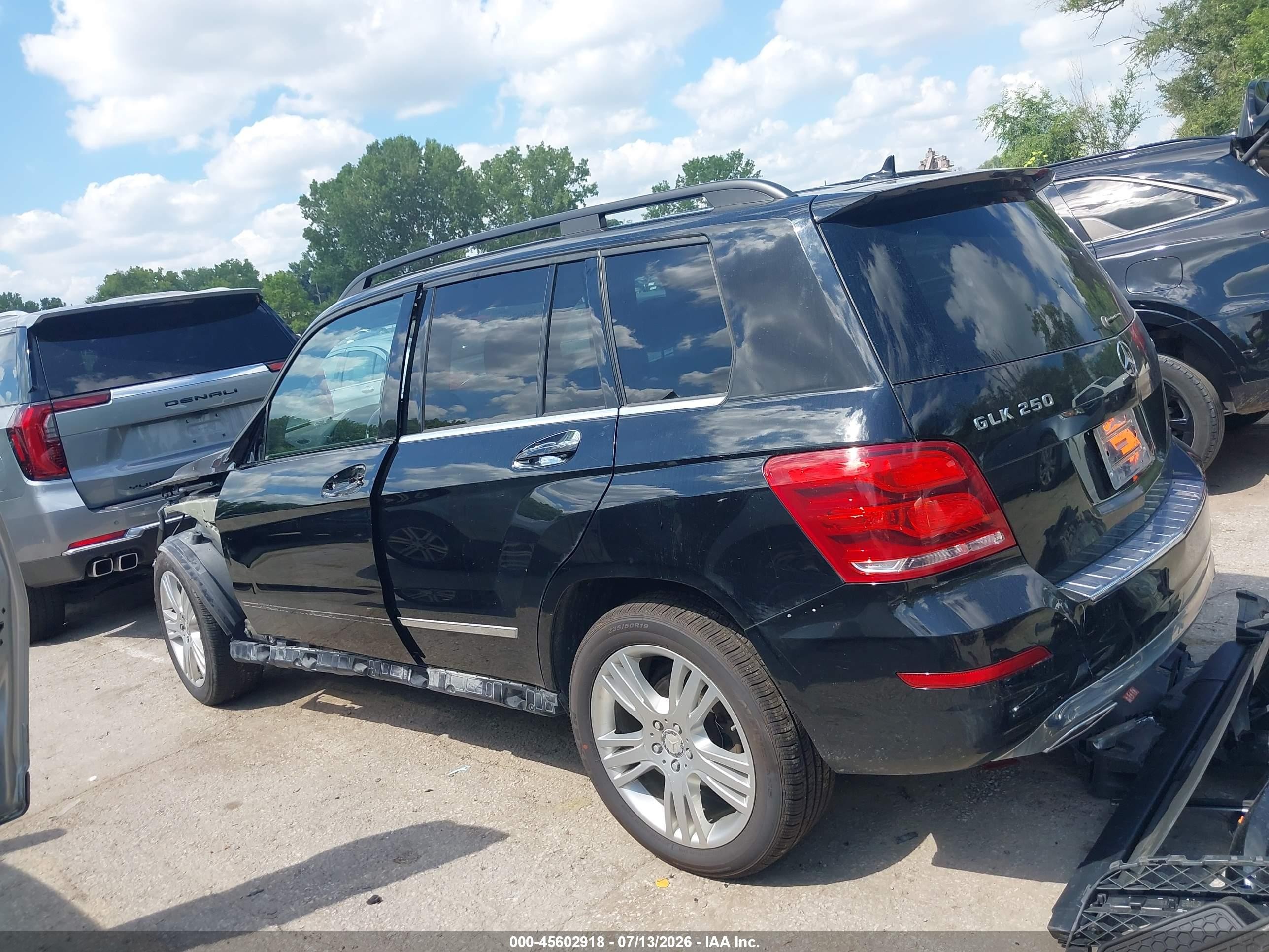 2014 Mercedes-benz Glk 250 Bluetec 4matic Black vin: WDCGG0EB4EG314912