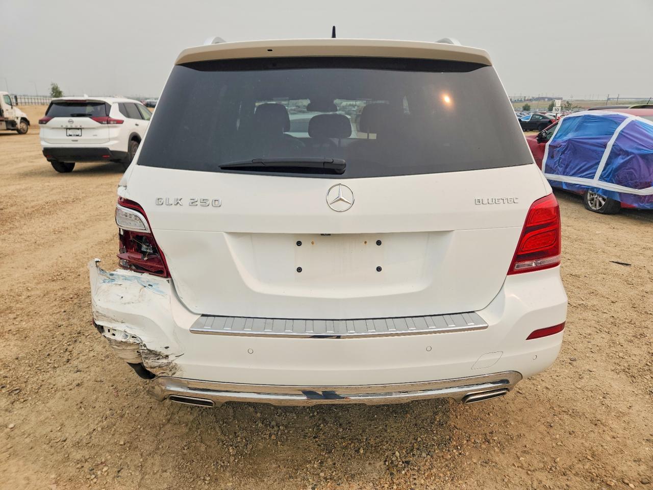 2015 Mercedes-benz Glk 250 Bluetec White vin: WDCGG0EB4FG420343