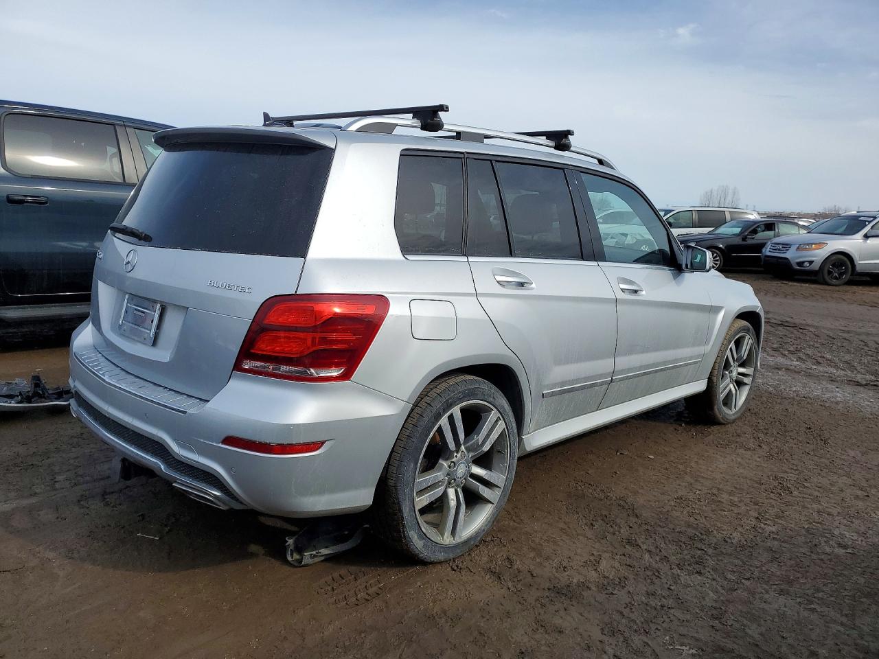 2013 Mercedes-benz Glk 250 Bluetec Silver vin: WDCGG0EB5DG093383