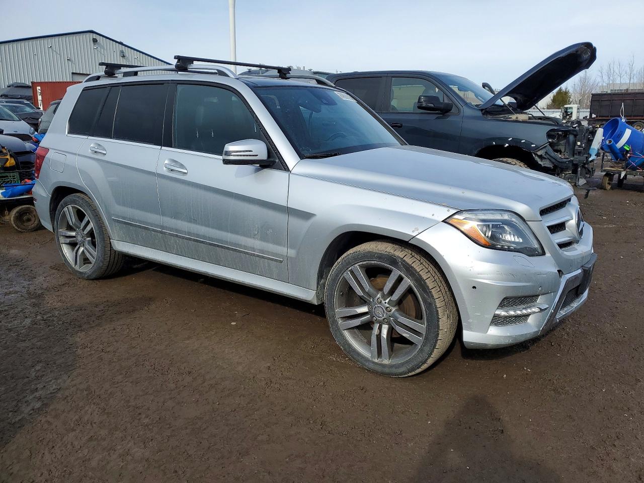 2013 Mercedes-benz Glk 250 Bluetec Silver vin: WDCGG0EB5DG093383