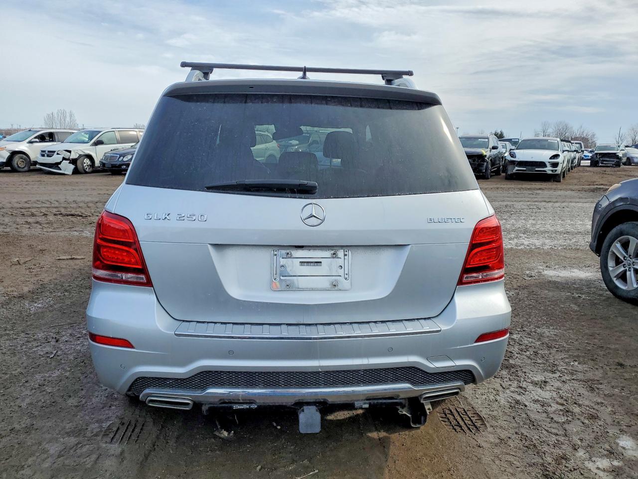 2013 Mercedes-benz Glk 250 Bluetec Silver vin: WDCGG0EB5DG093383