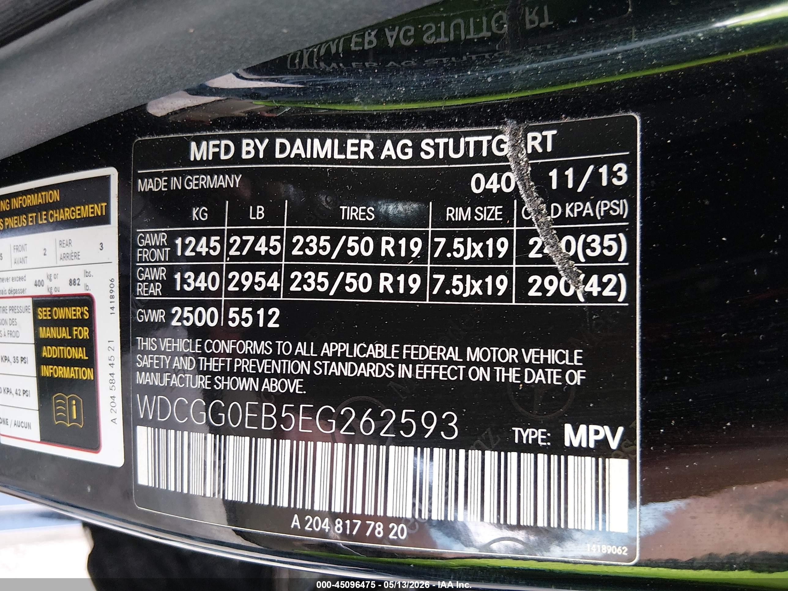 2014 Mercedes-benz Glk 250 Bluetec 4matic Black vin: WDCGG0EB5EG262593