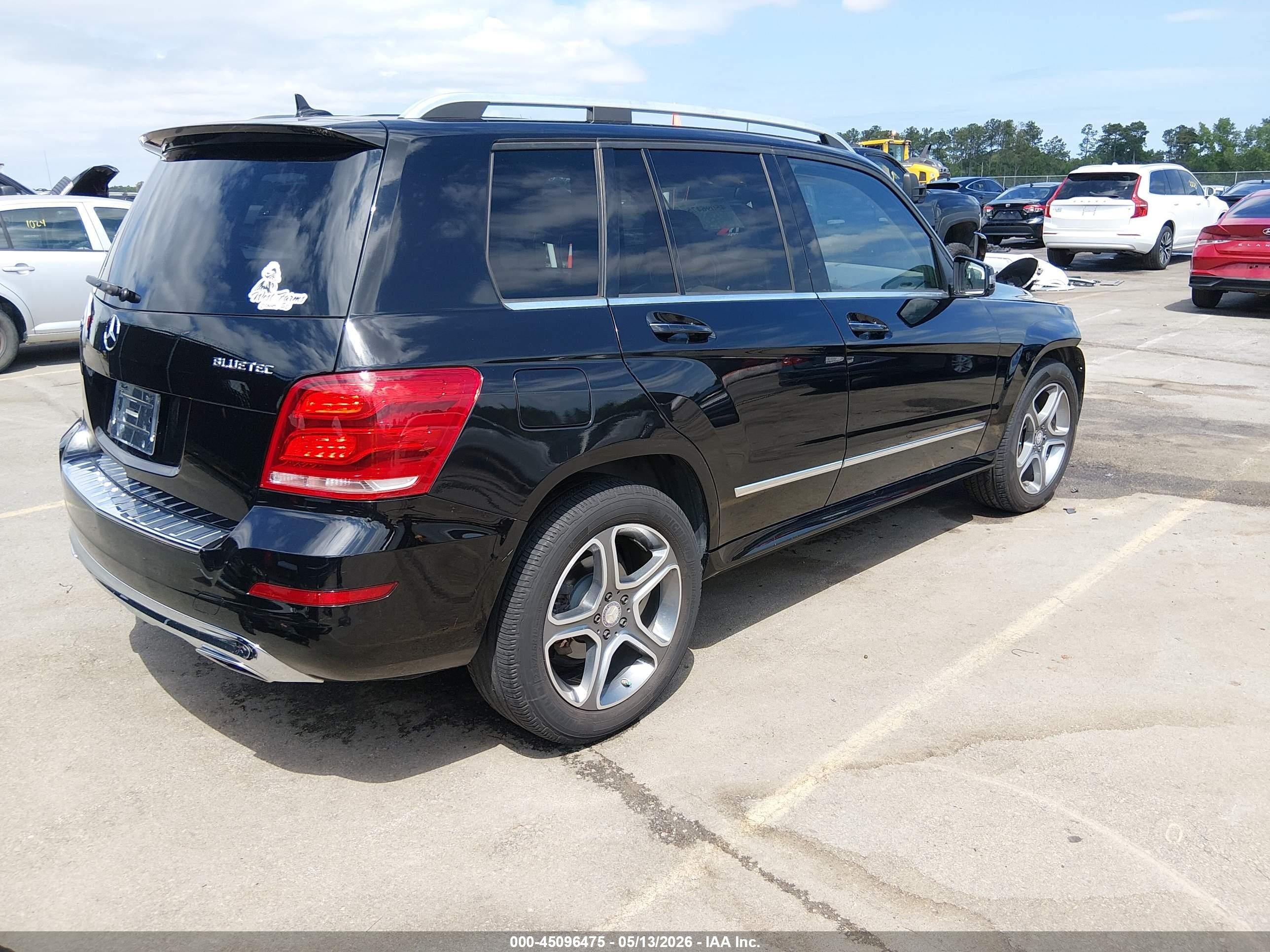 2014 Mercedes-benz Glk 250 Bluetec 4matic Black vin: WDCGG0EB5EG262593