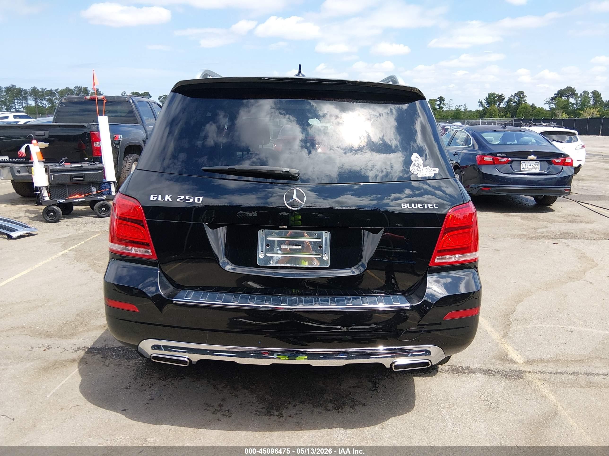 2014 Mercedes-benz Glk 250 Bluetec 4matic Black vin: WDCGG0EB5EG262593