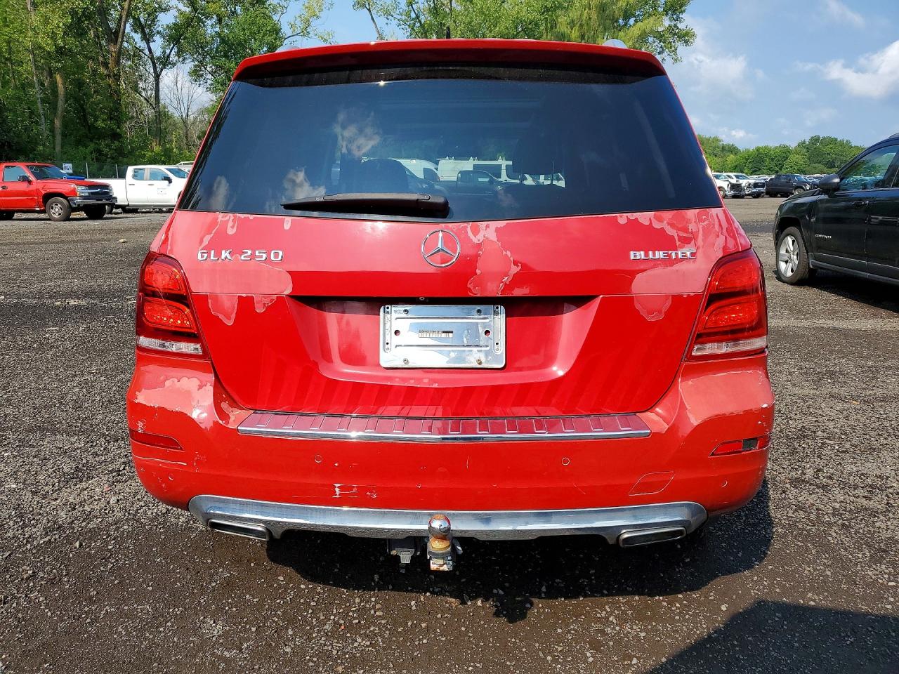 2014 Mercedes-benz Glk 250 Bluetec Red vin: WDCGG0EB5EG334683