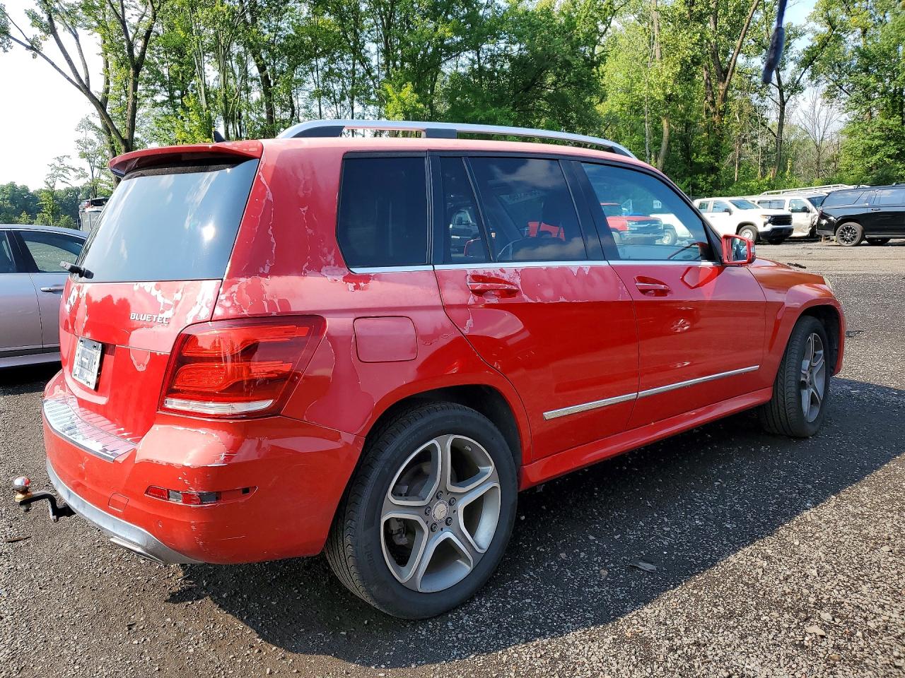2014 Mercedes-benz Glk 250 Bluetec Red vin: WDCGG0EB5EG334683