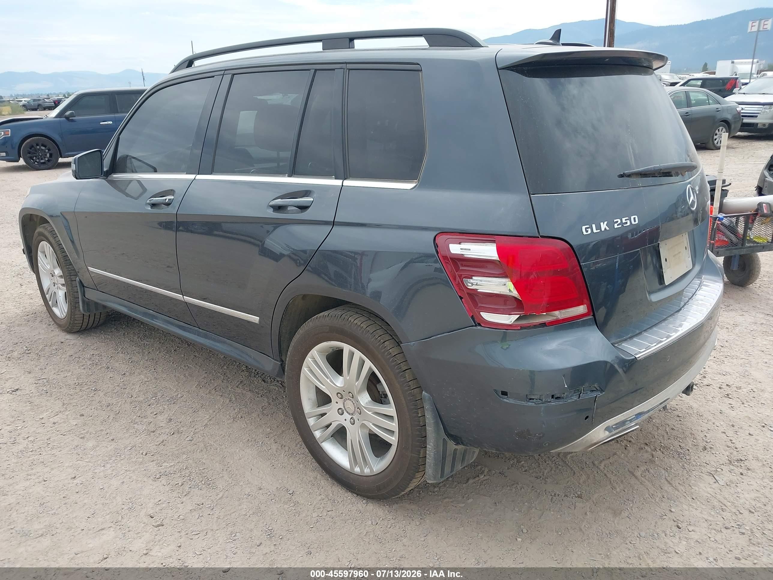 2014 Mercedes-benz Glk 250 Bluetec 4matic Gray vin: WDCGG0EB6EG188486