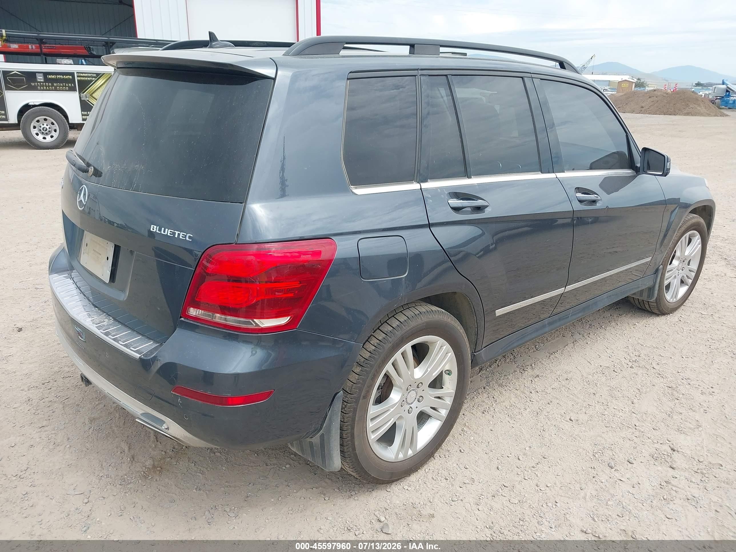 2014 Mercedes-benz Glk 250 Bluetec 4matic Gray vin: WDCGG0EB6EG188486