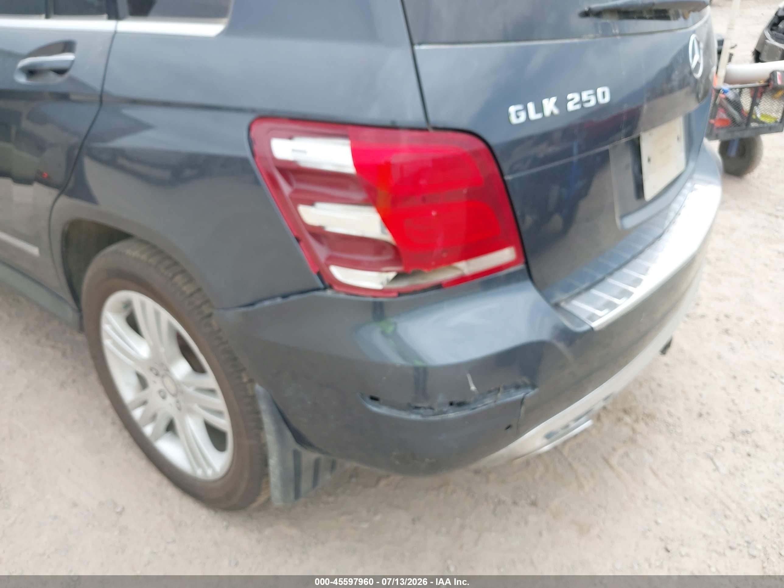2014 Mercedes-benz Glk 250 Bluetec 4matic Gray vin: WDCGG0EB6EG188486